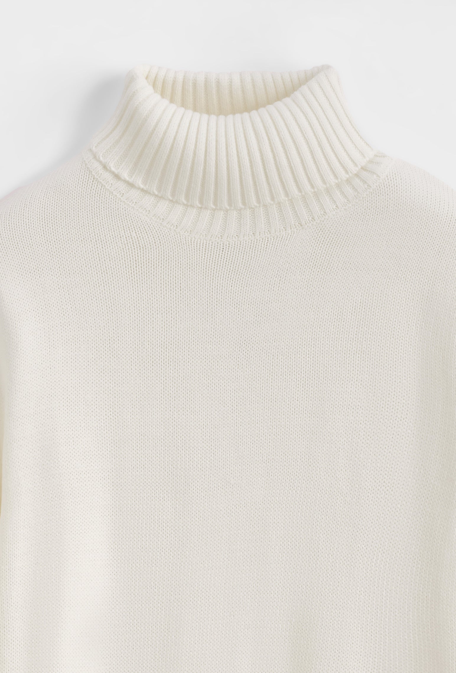 Col roulé épais - blanc cassé - NO LIMIT