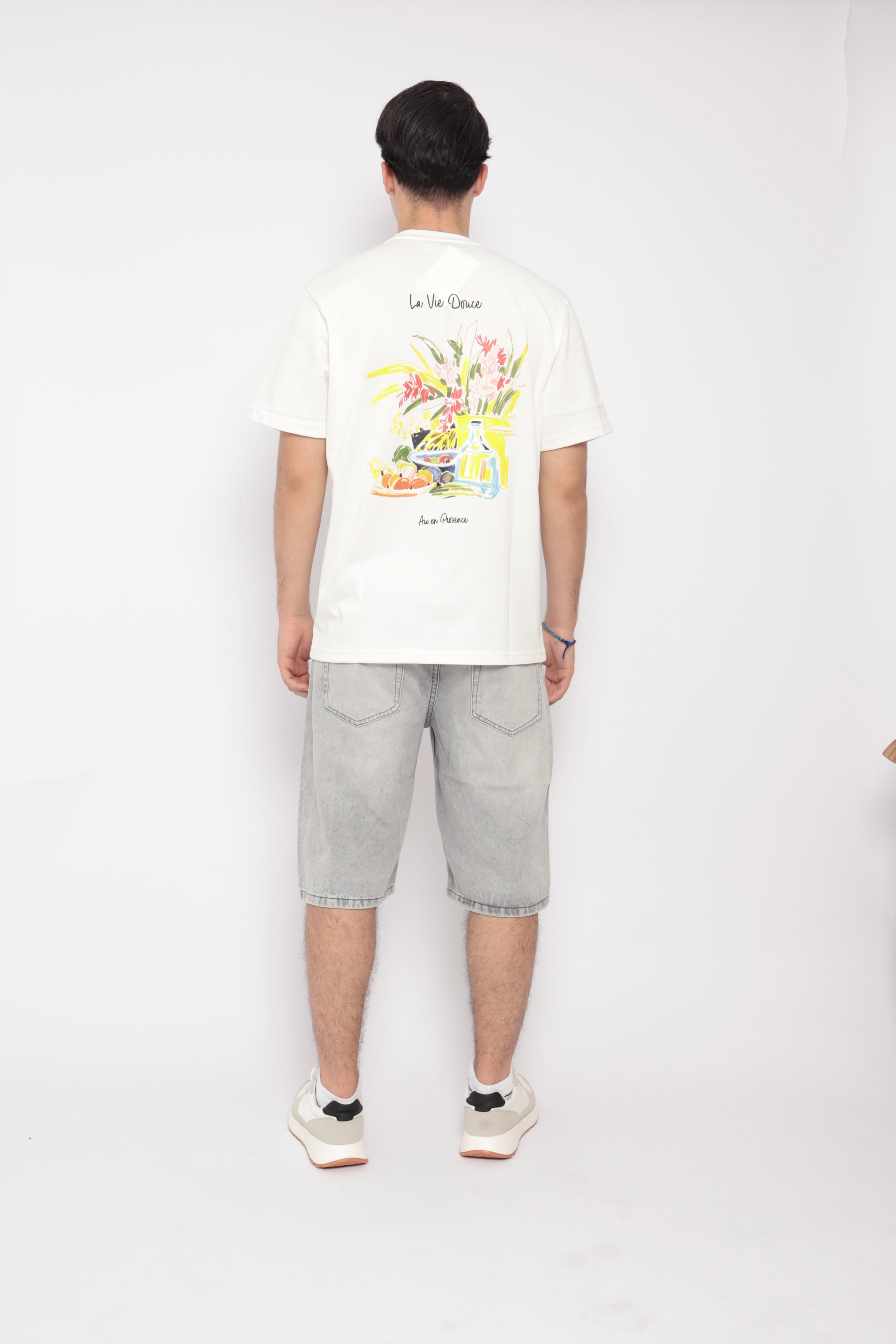 T-shirt vie douce - blanc