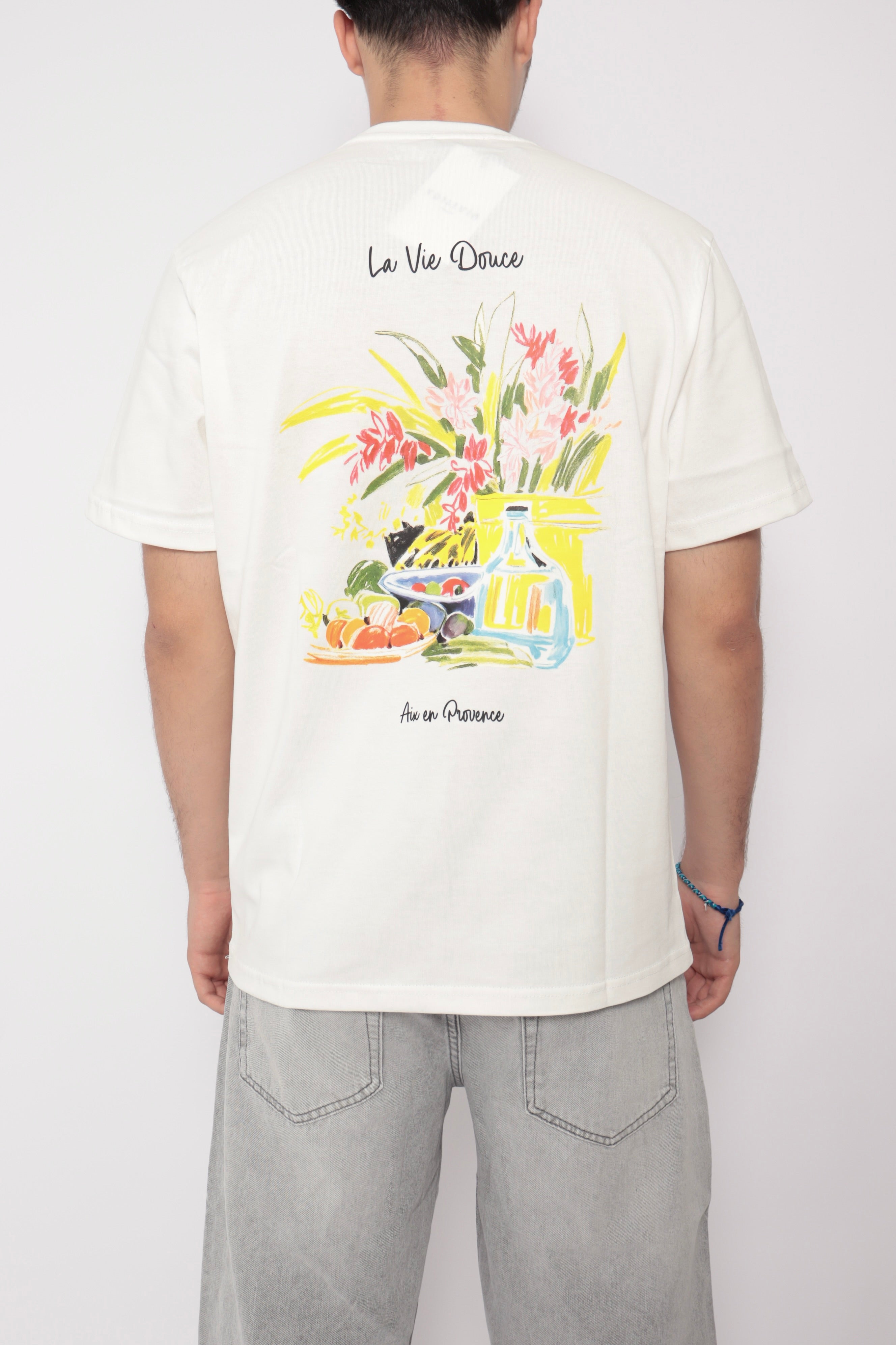 T-shirt vie douce - blanc