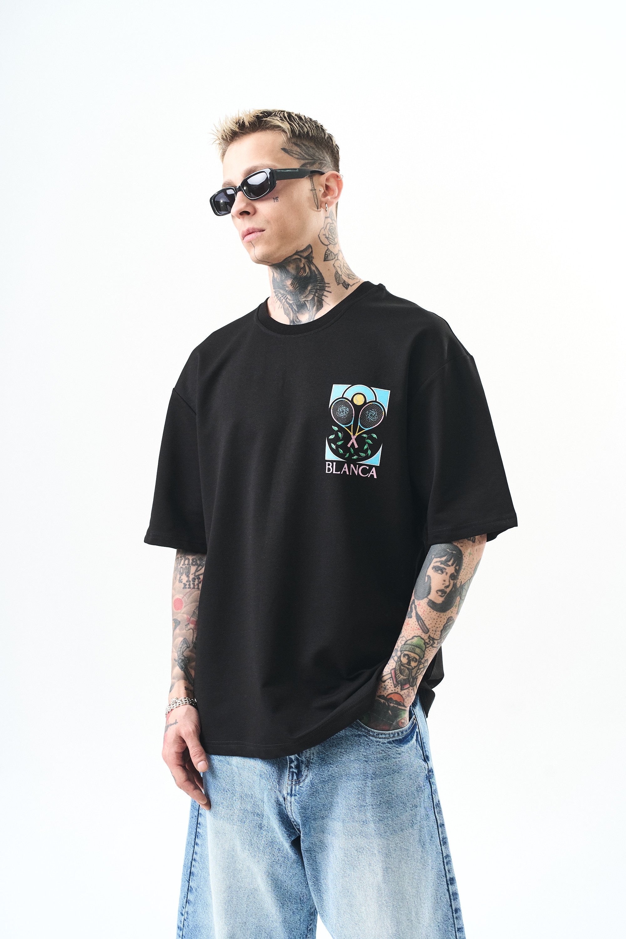 T-shirt - tennis - noir