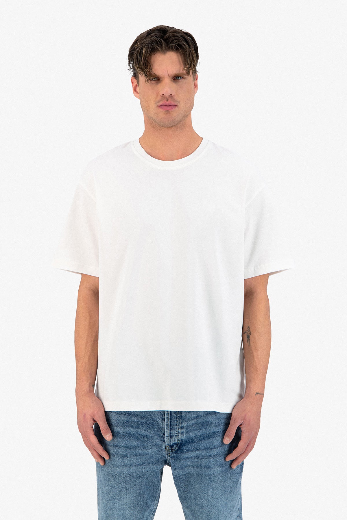T-shirt heavyweight - blanc - NO LIMIT