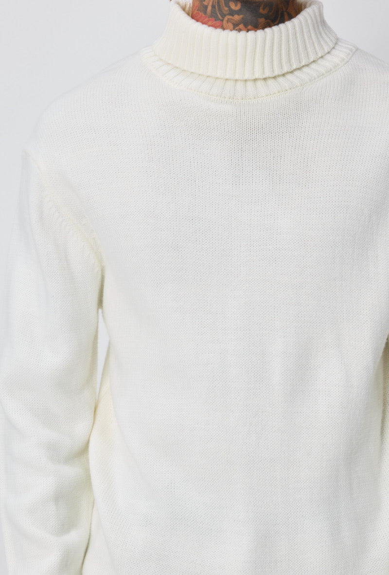 Col roulé épais - blanc cassé - NO LIMIT