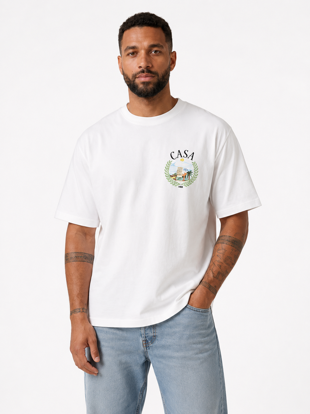 T-shirt casa - blanc
