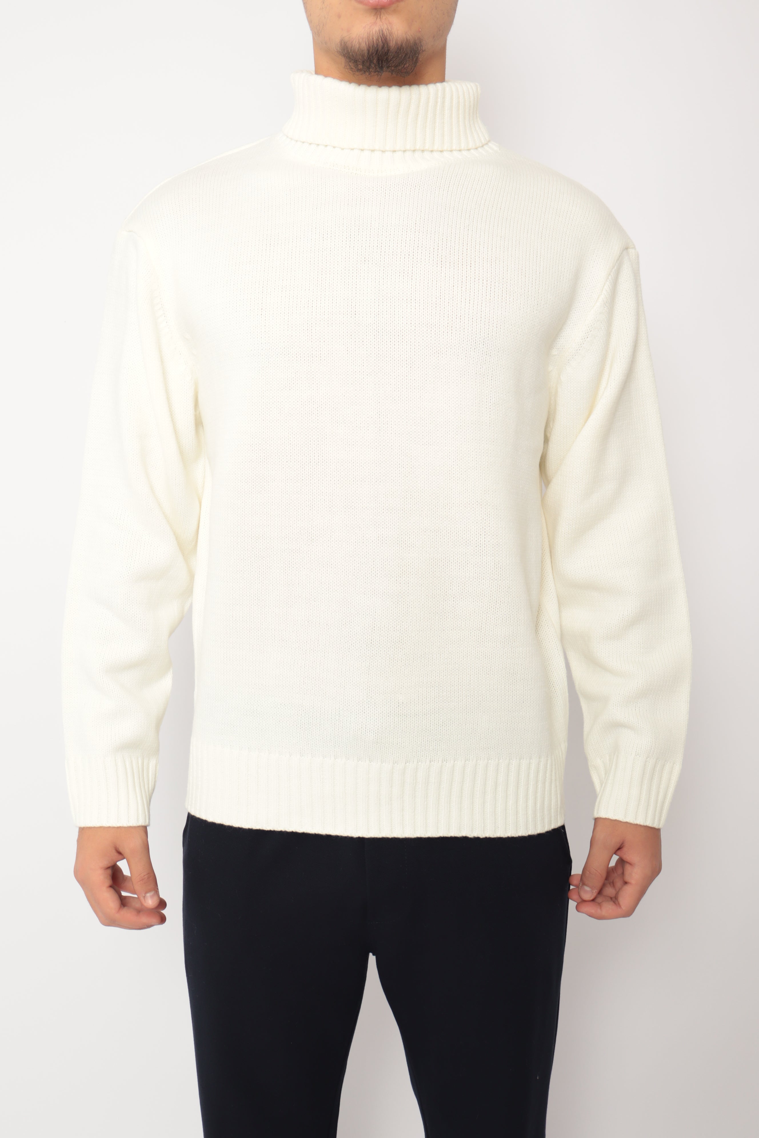 Col roulé épais - blanc cassé - NO LIMIT