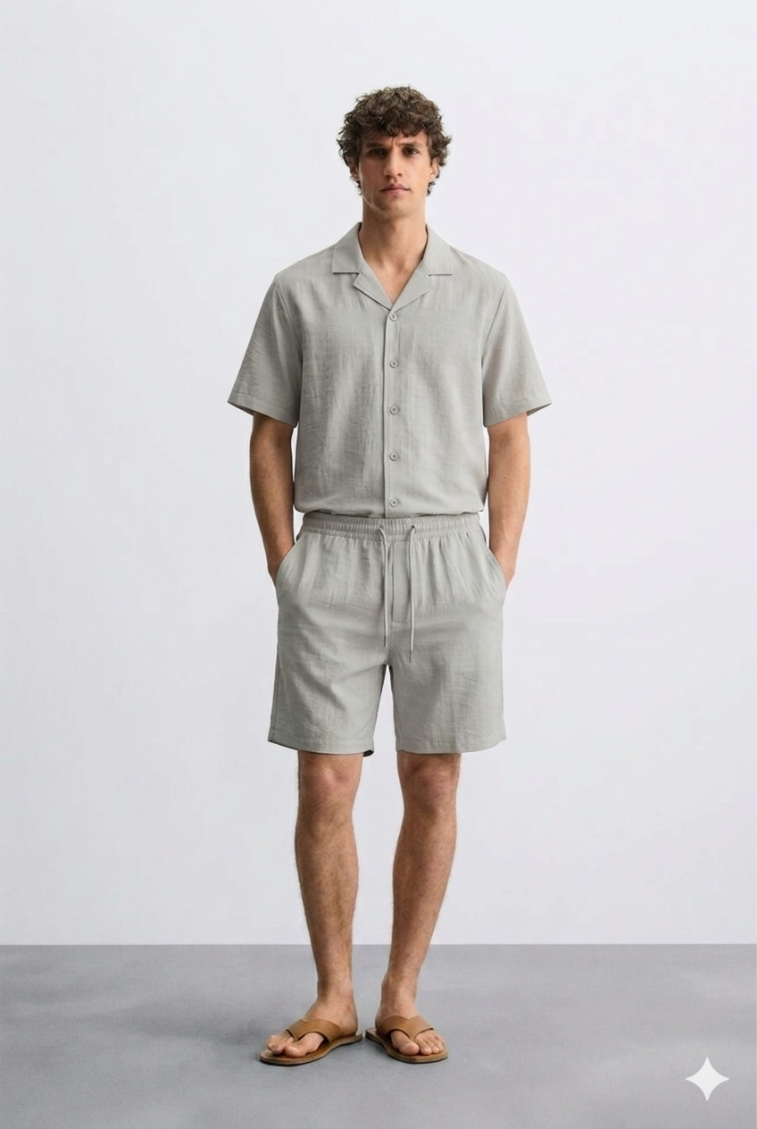 Ensemble Riviera taupe de la marque NO LIMIT, vêtement avec style moderne, visible avec détails de tissu et coupe élégante.
