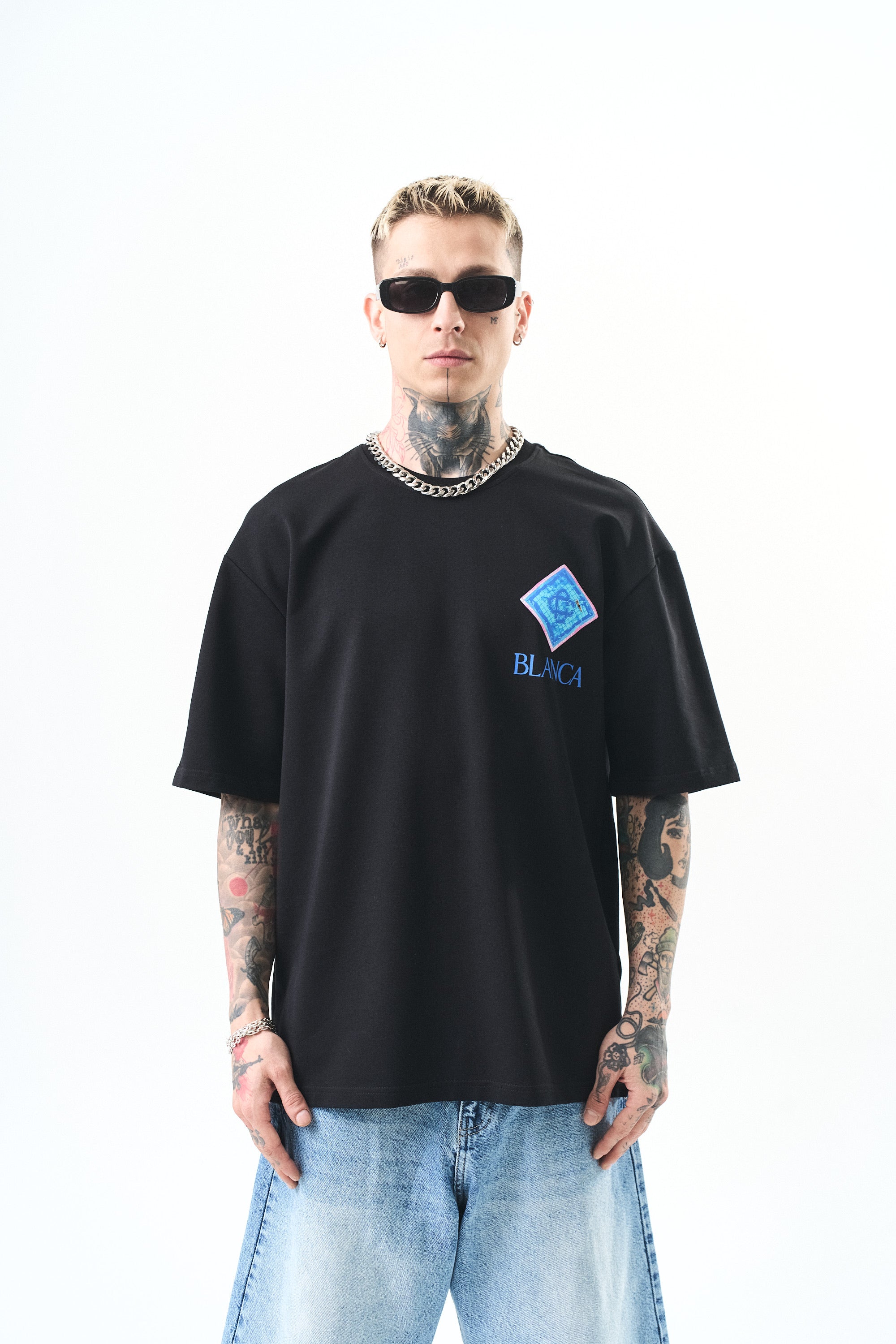 T-shirt - pool - noir