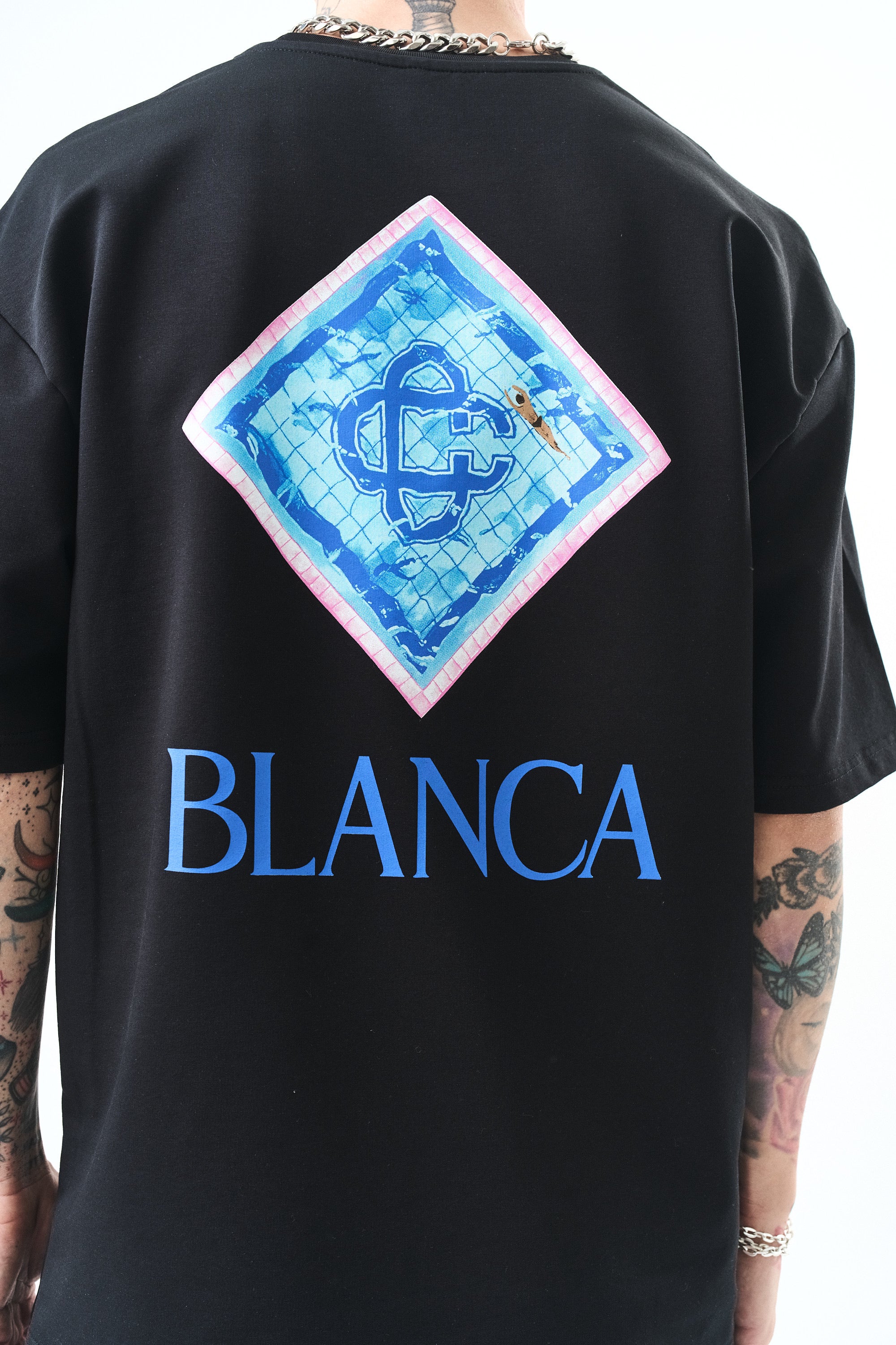 T-shirt - pool - noir