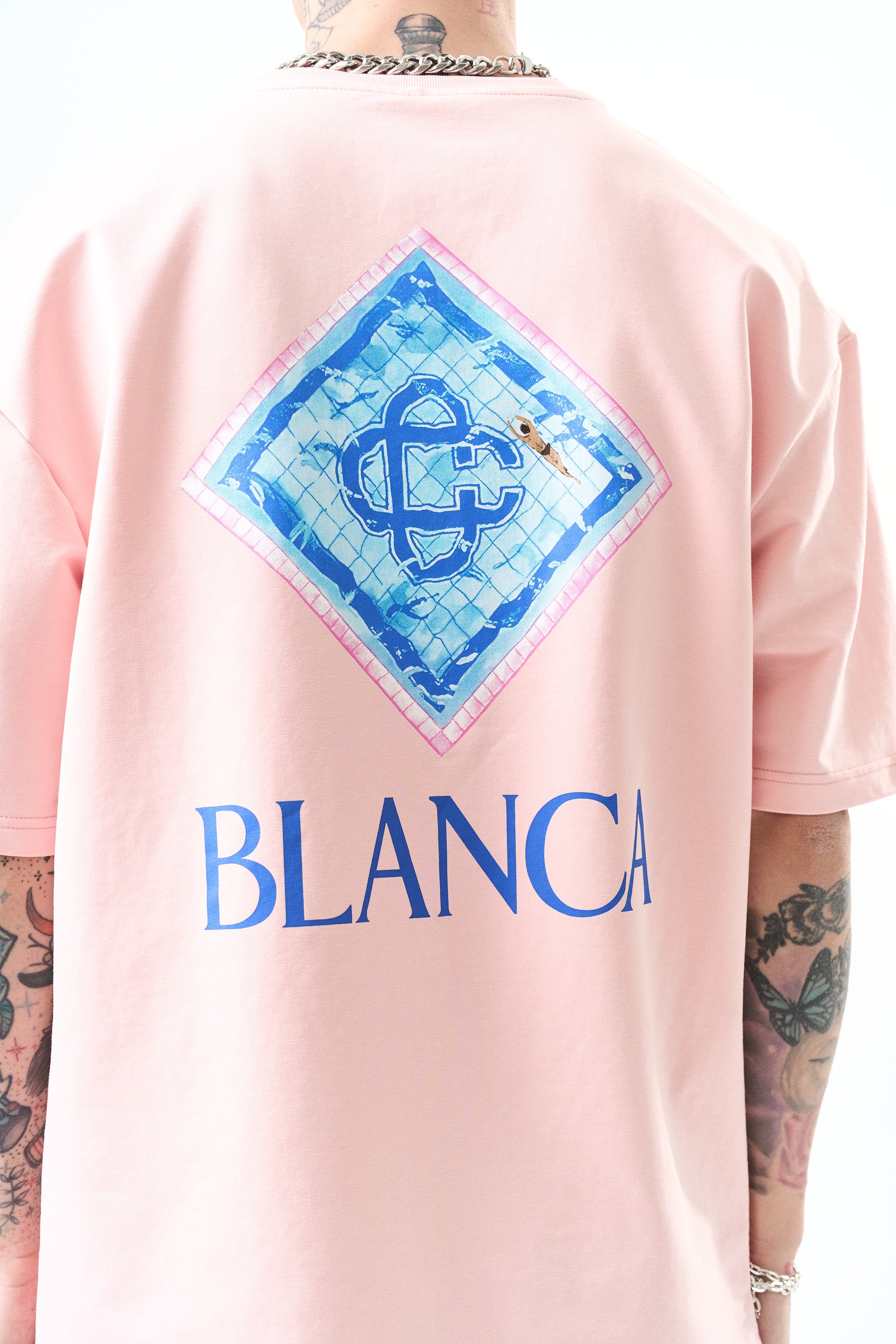 T-shirt - pool - rose