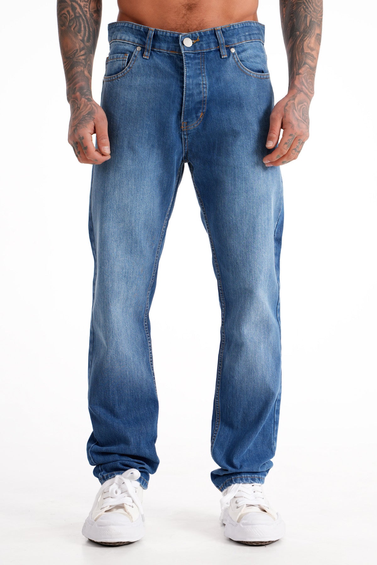 Jean regular - ip - bleu