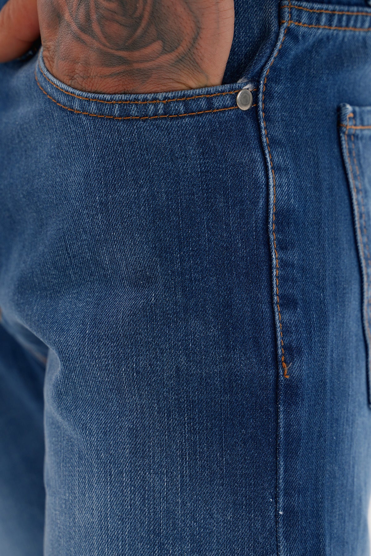Jean regular - ip - bleu