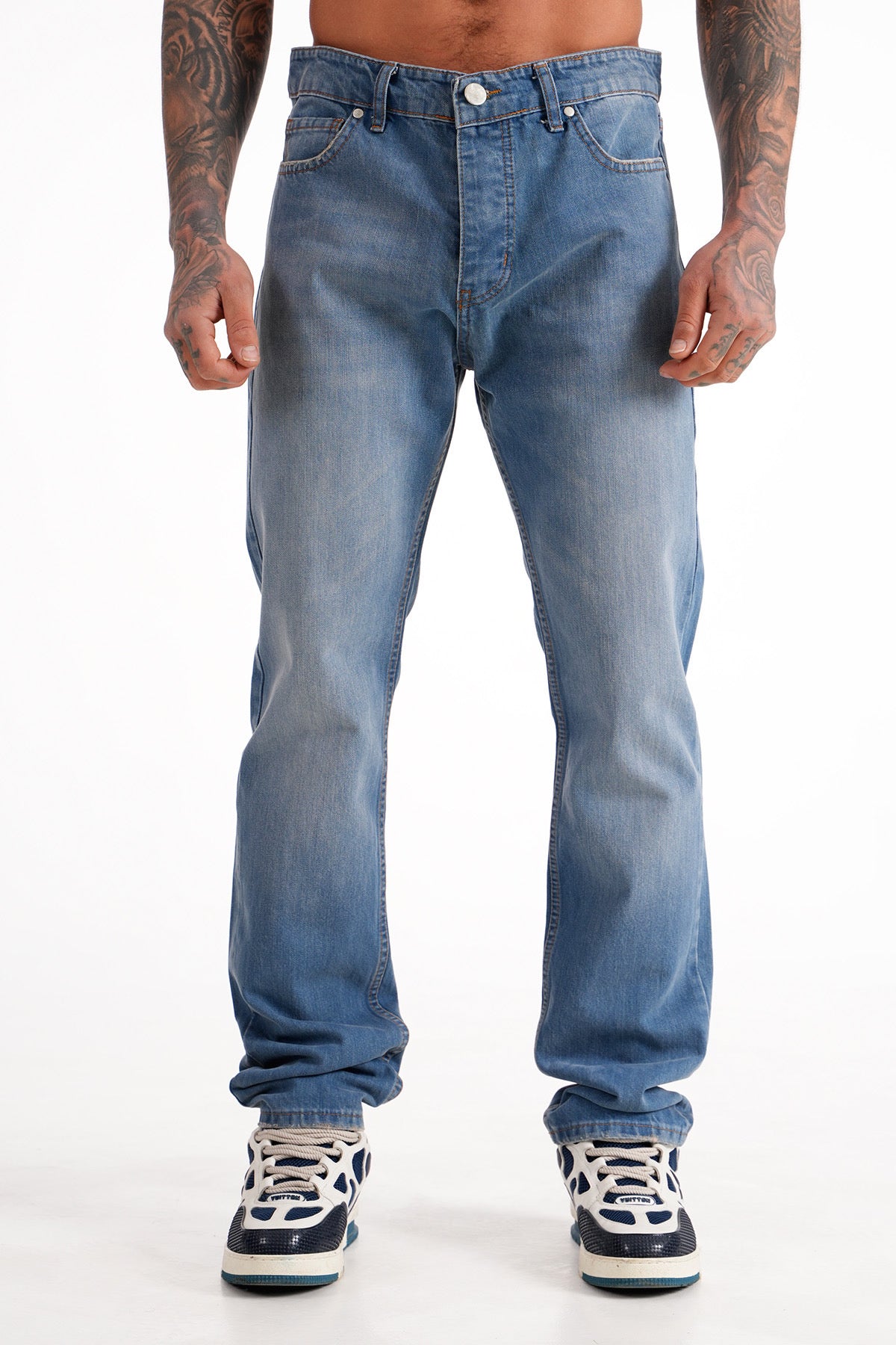 Jean regular - ip - bleu