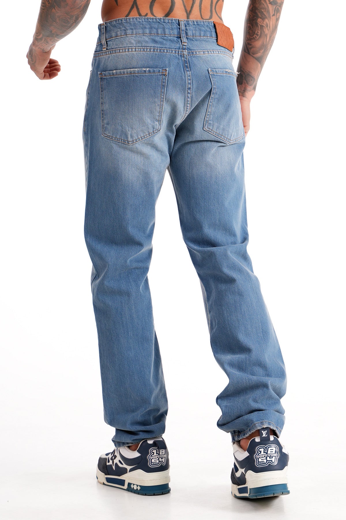 Jean regular - ip - bleu