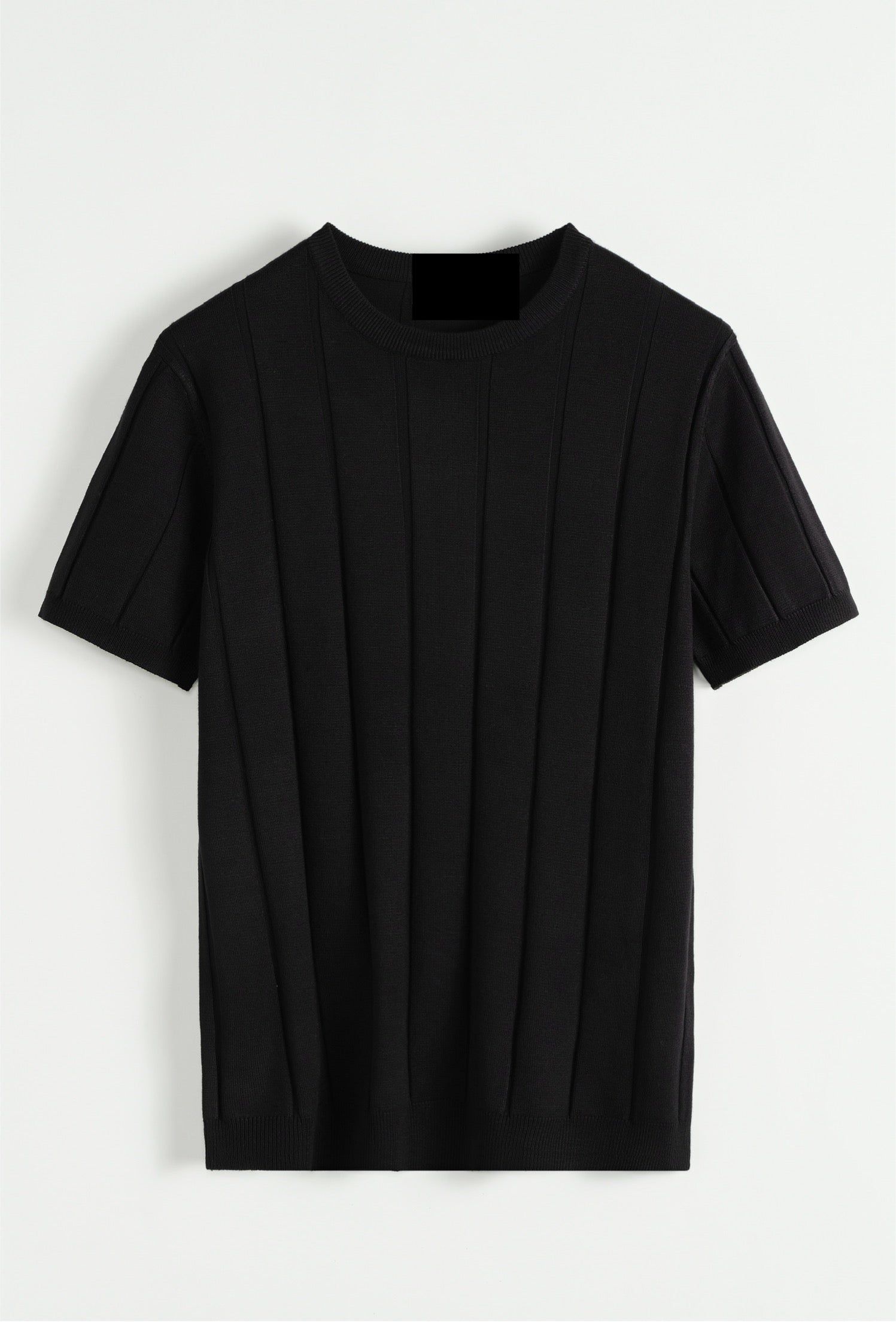 T-shirt à détails - noir