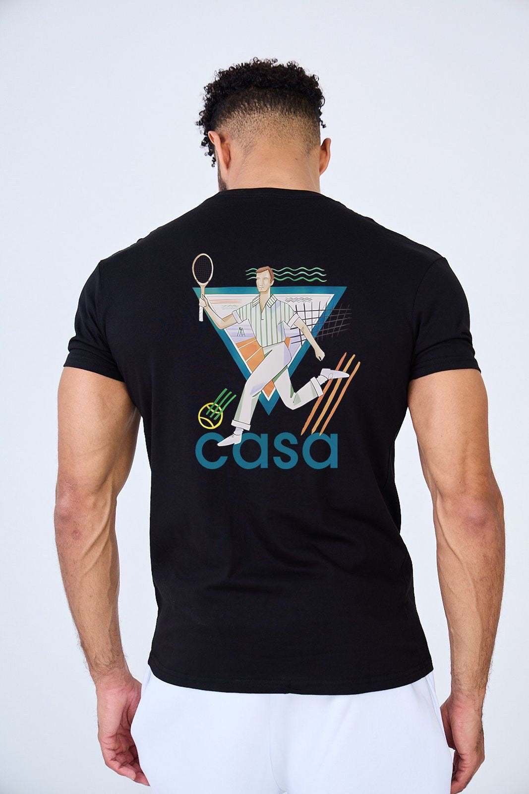 T-shirt - tennisman - noir