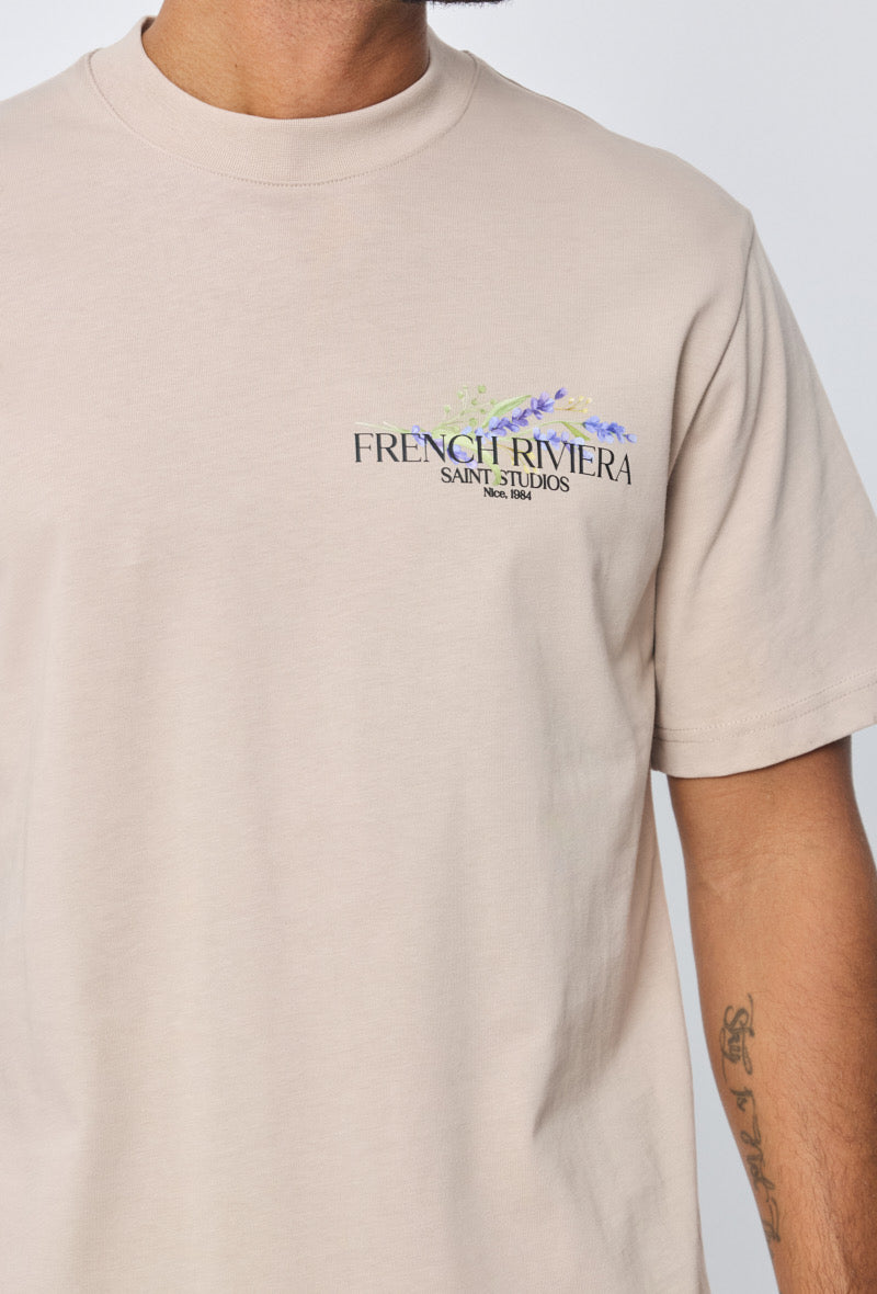 T-shirt - french riviera - beige