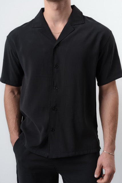 Ensemble Ibiza noir de la marque NO LIMIT, vue de face, tissu léger et style décontracté.