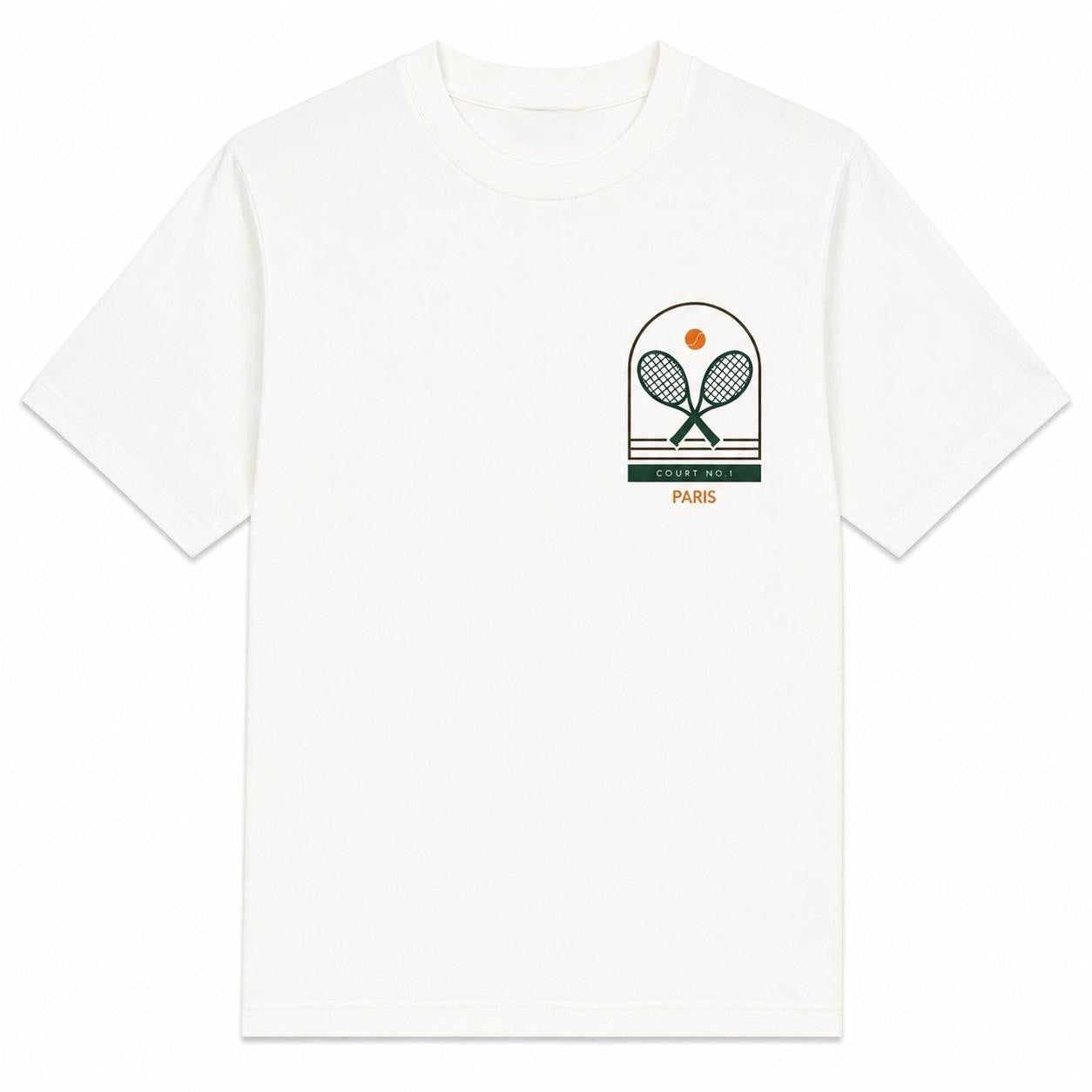 T-shirt court NO LIMIT, style décontracté avec logo sur le devant, tissu doux et confortable, couleur neutre.