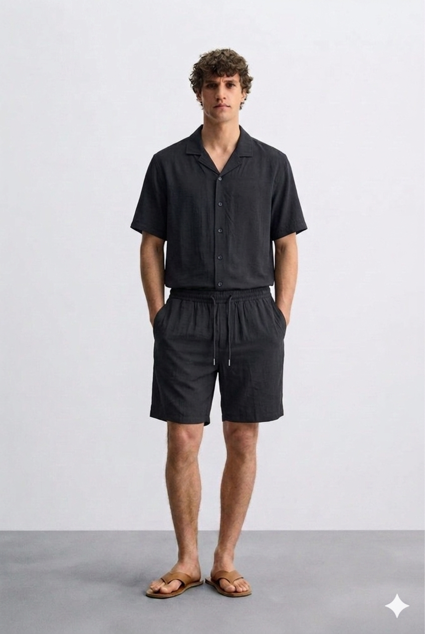 Ensemble Riviera noir de la marque NO LIMIT, vêtement féminin élégant avec détails en tissu noir et coupe moderne.
