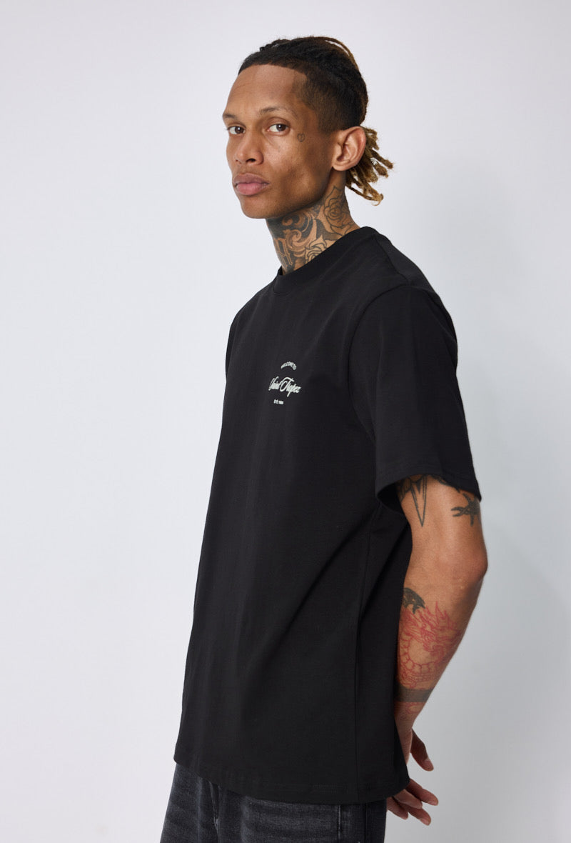T-shirt noir Saint Tropez de la marque NO LIMIT affichant un design simple et moderne.