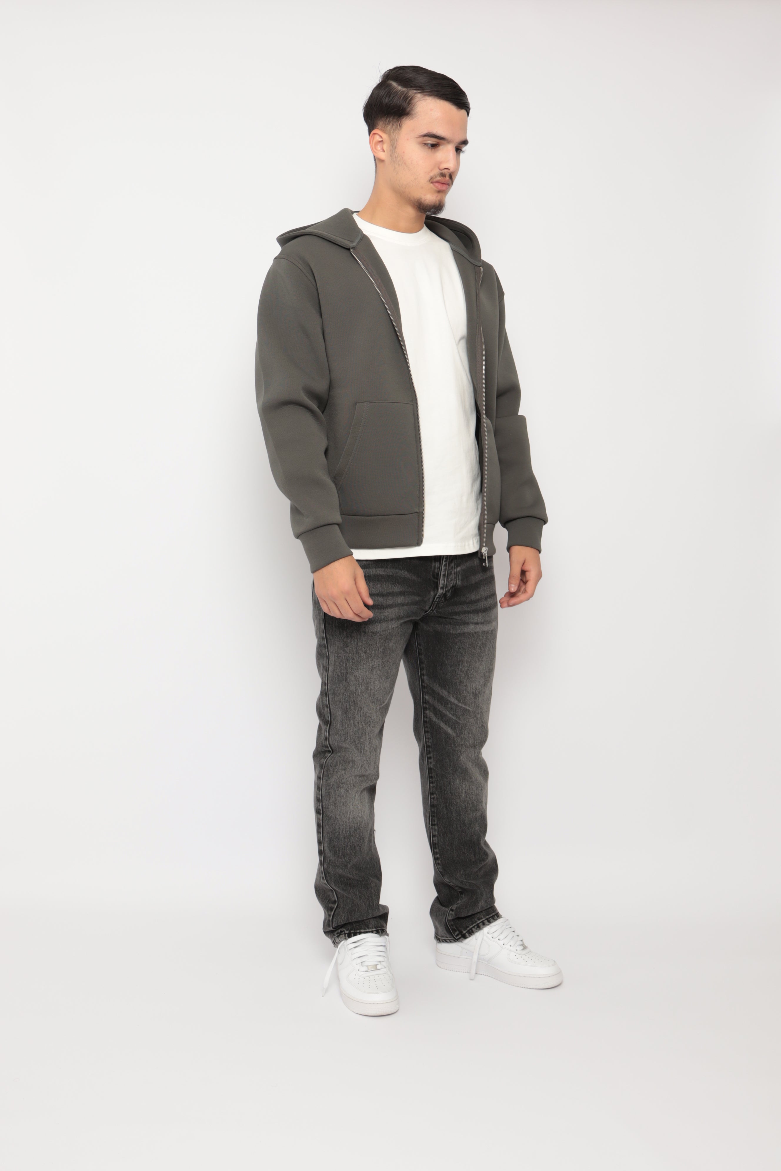 Veste Zippée Néo – gris anthracite - NO LIMIT