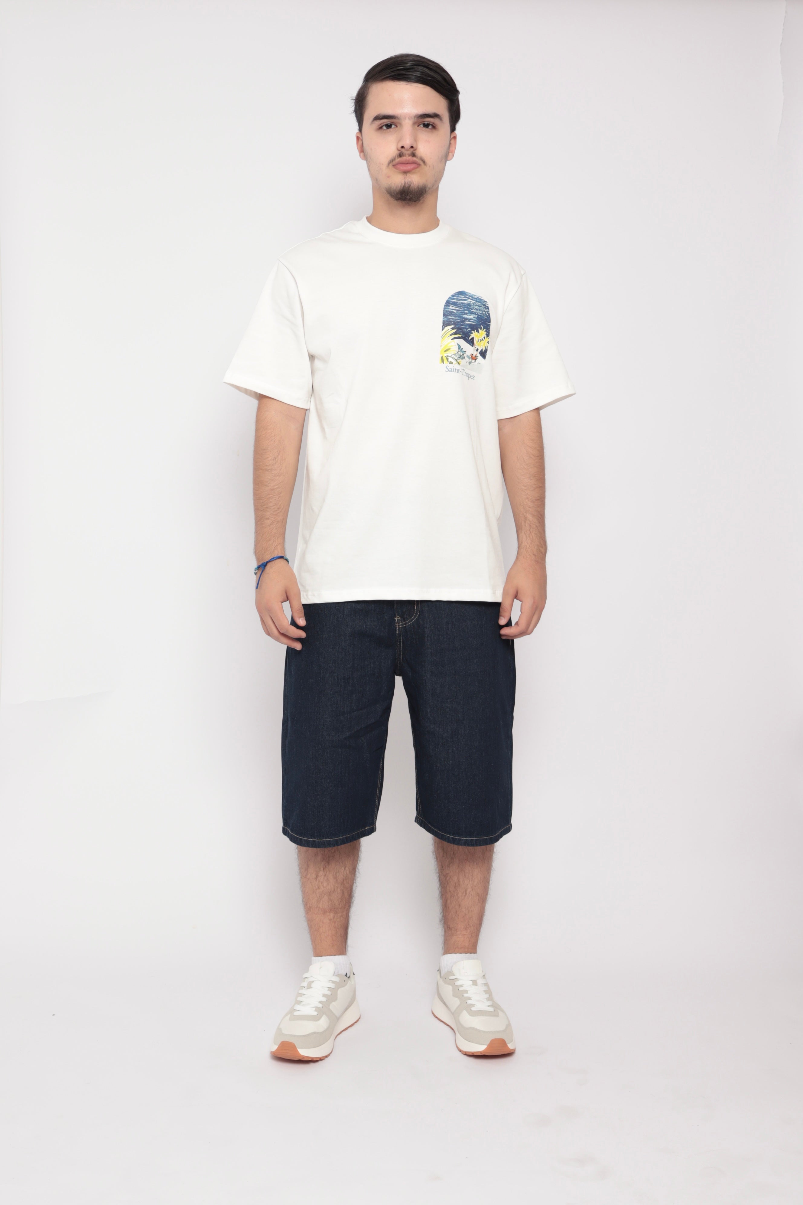 Bermuda en jean - bleu denim