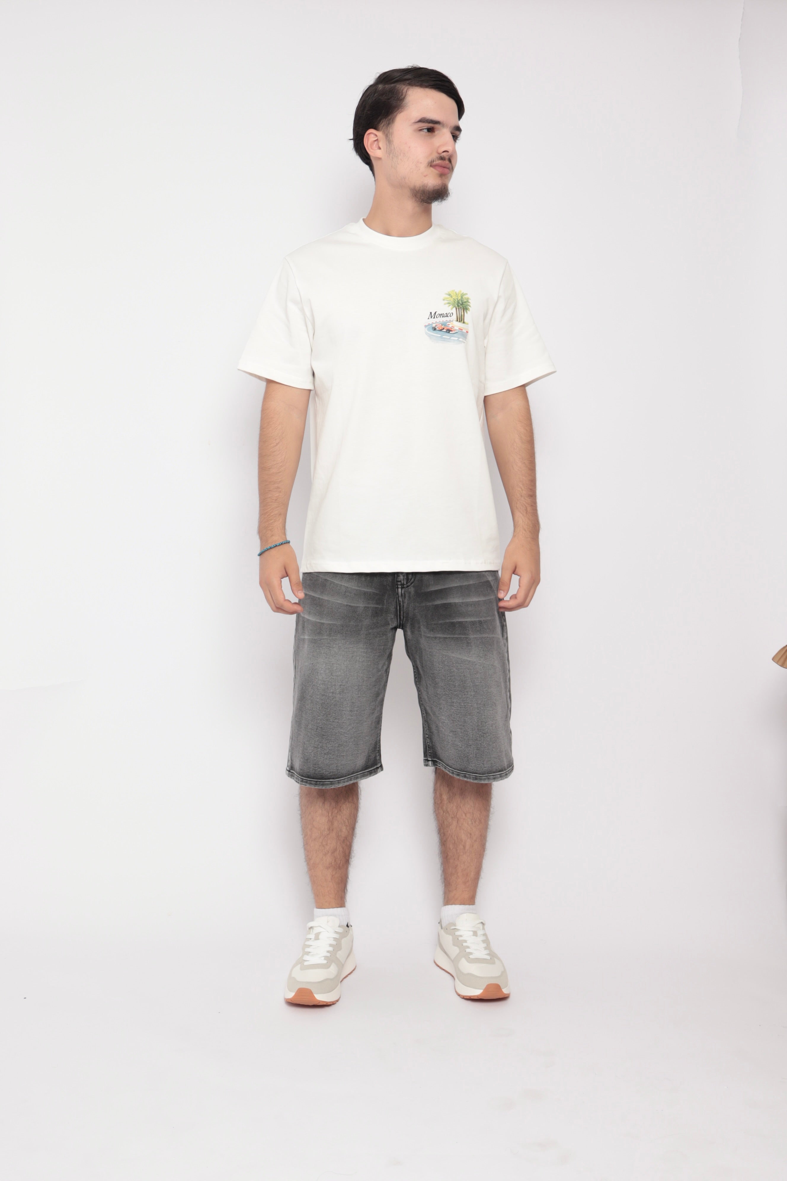 T-shirt monaco - blanc