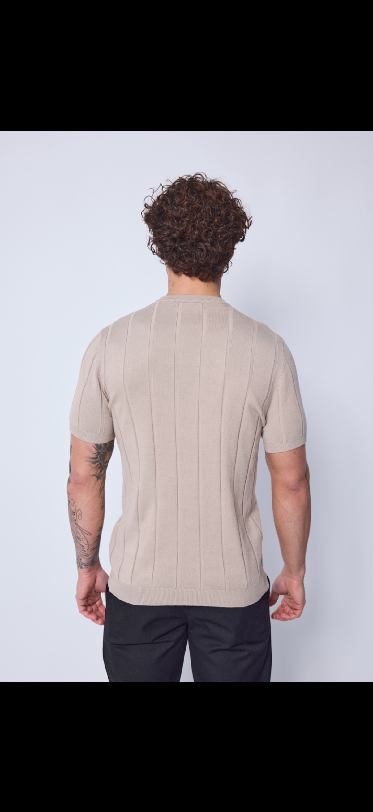 T-shirt à détails - beige