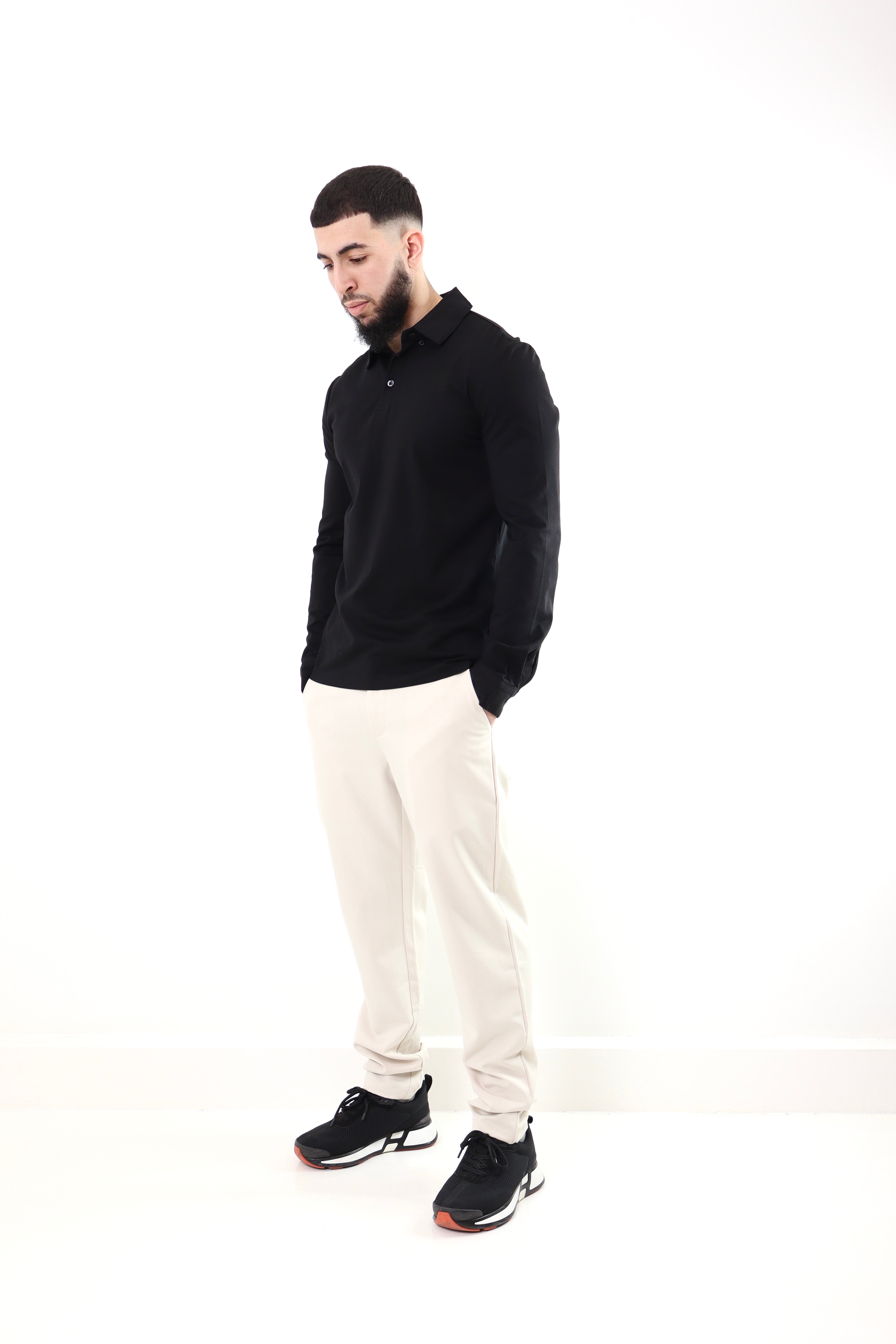 Pantalon classique - beige