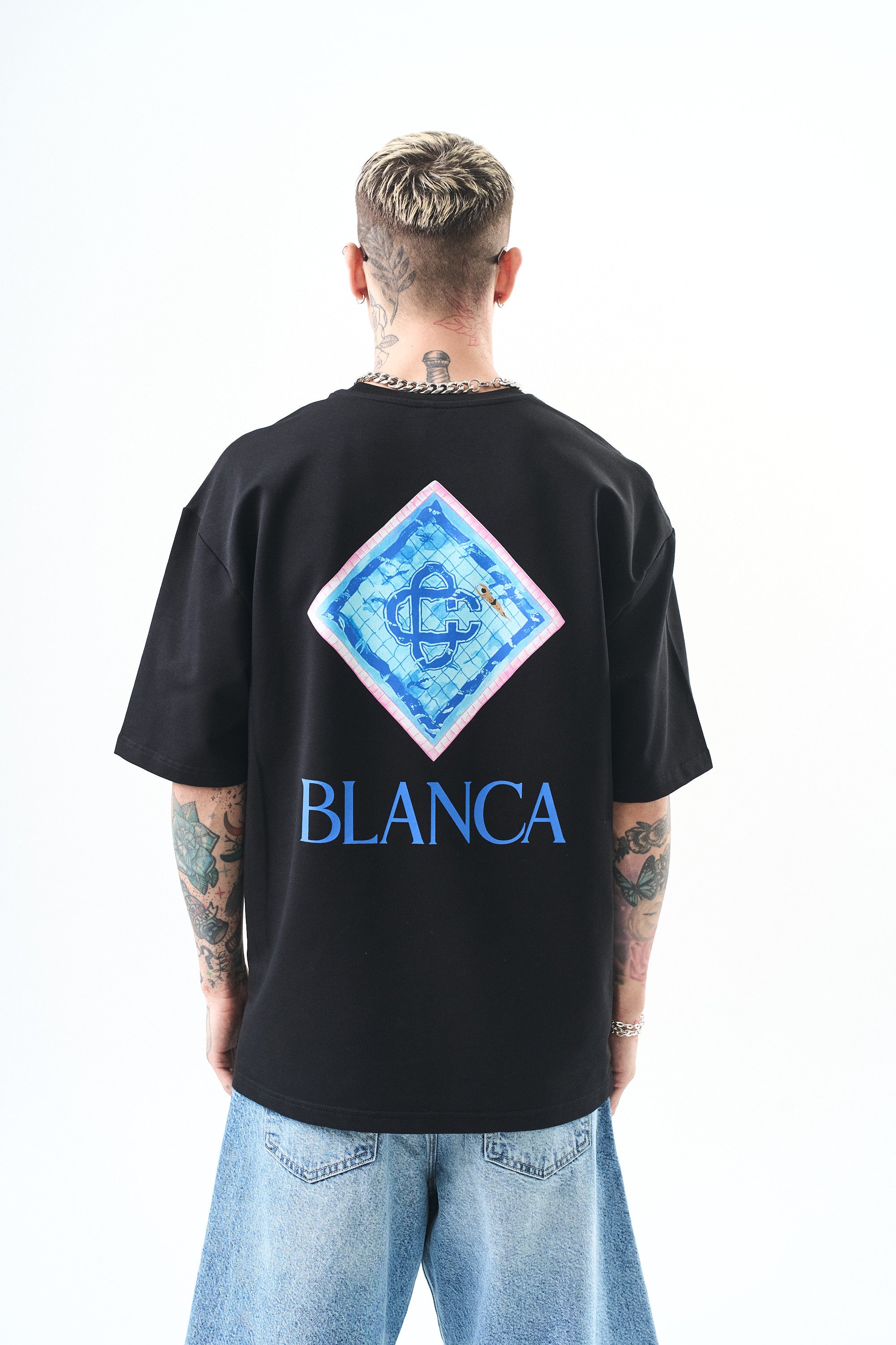 T-shirt - pool - noir
