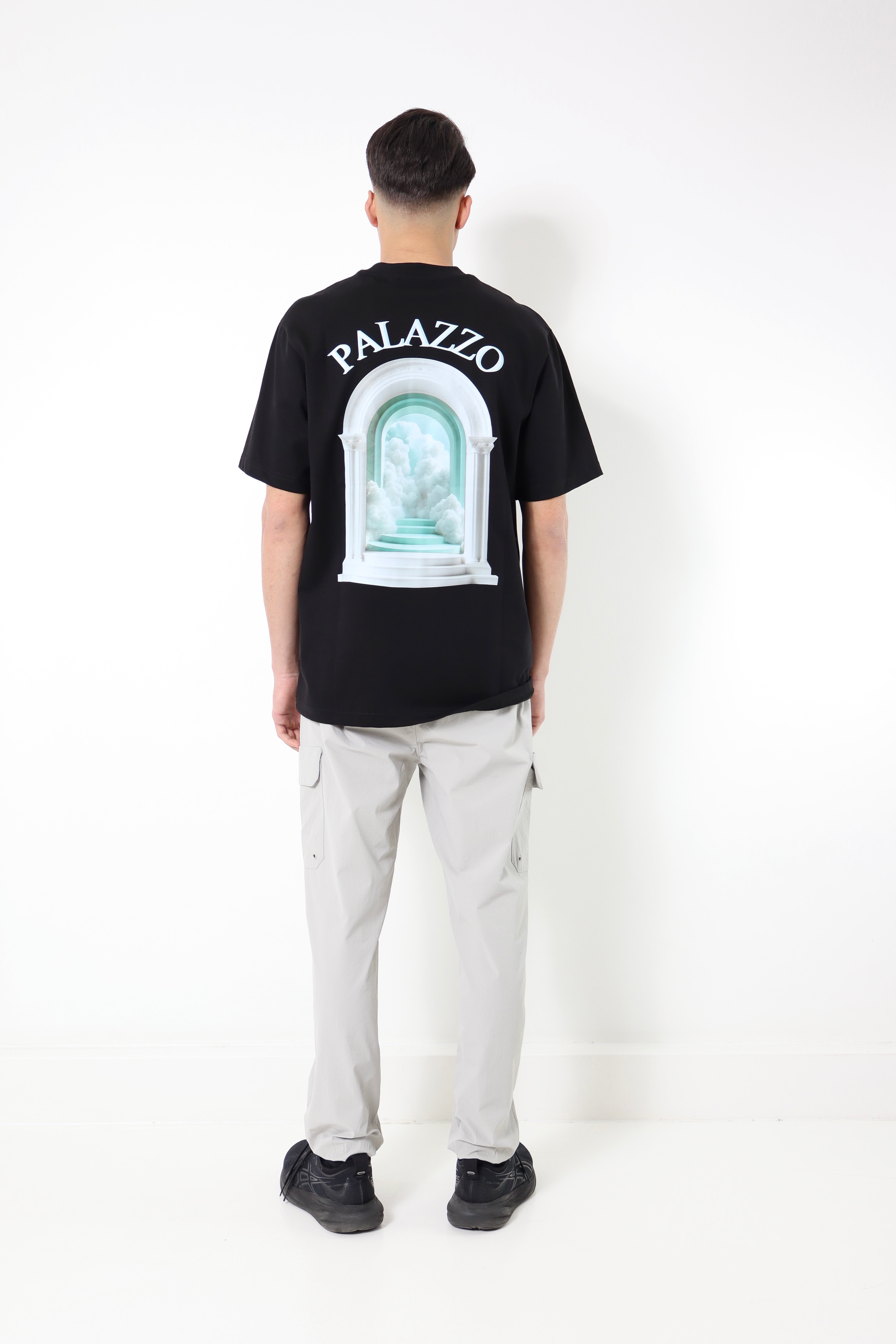 T-shirt - palazzo - noir