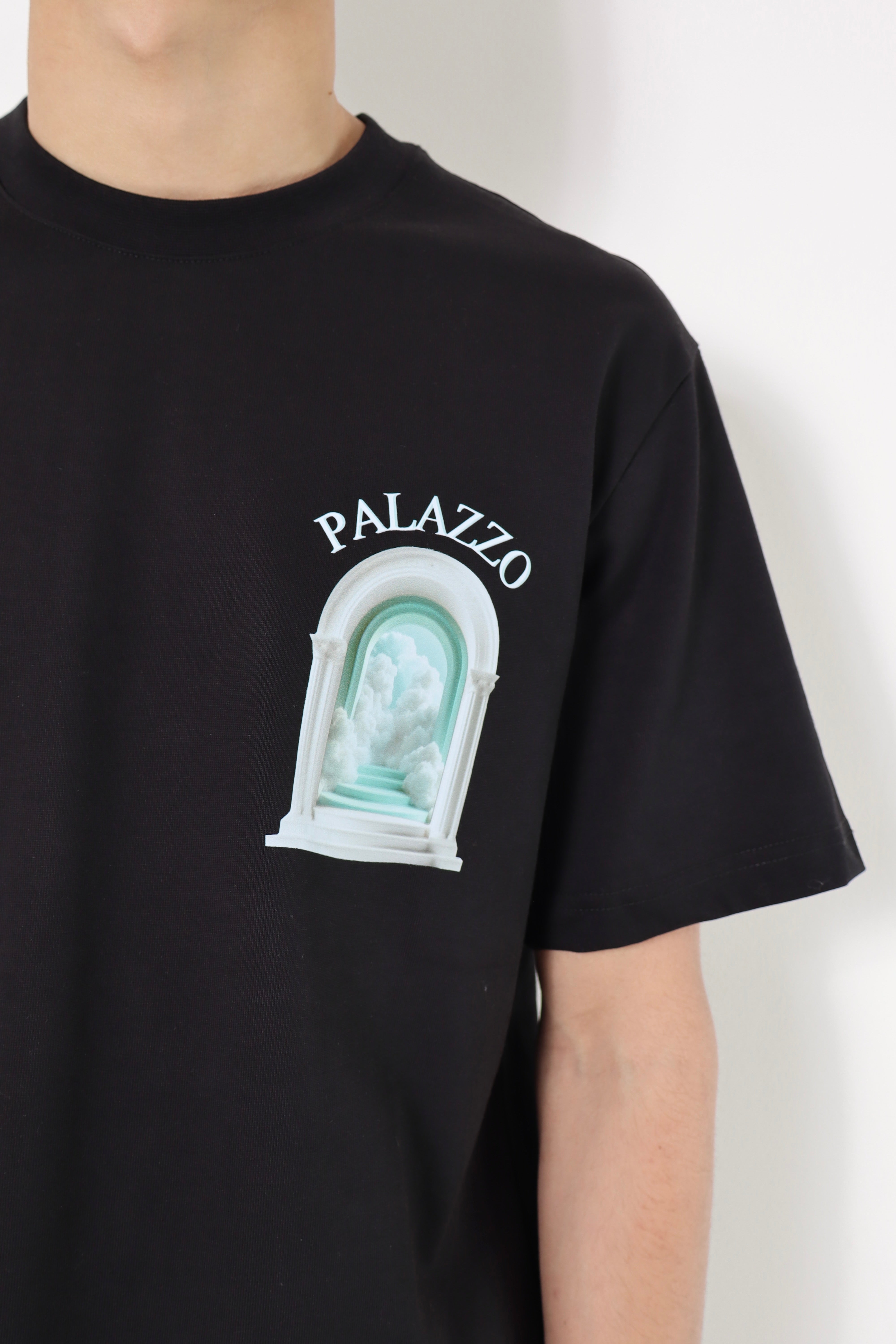 T-shirt - palazzo - noir