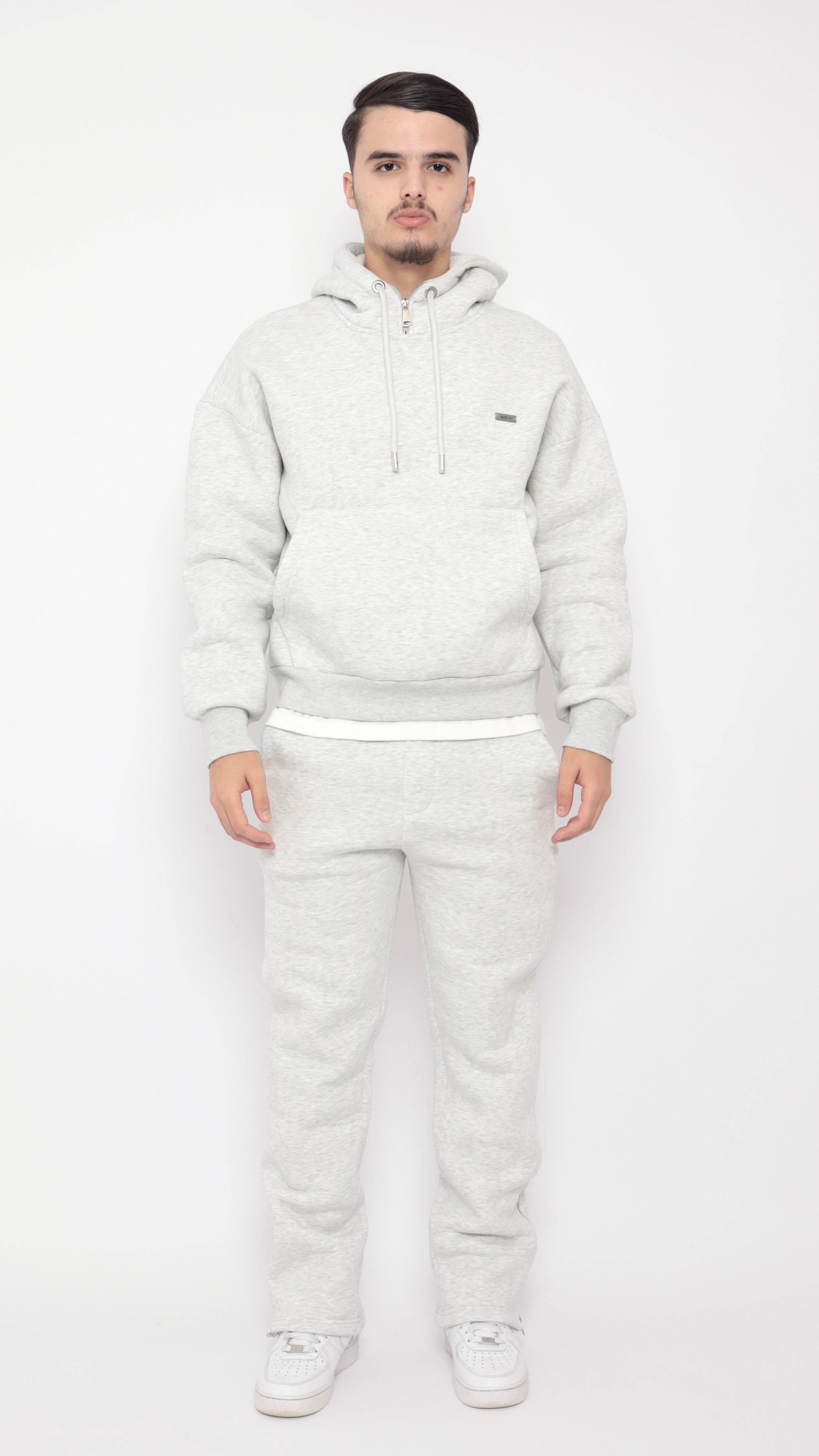 Ensemble full zip - gris - NO LIMIT