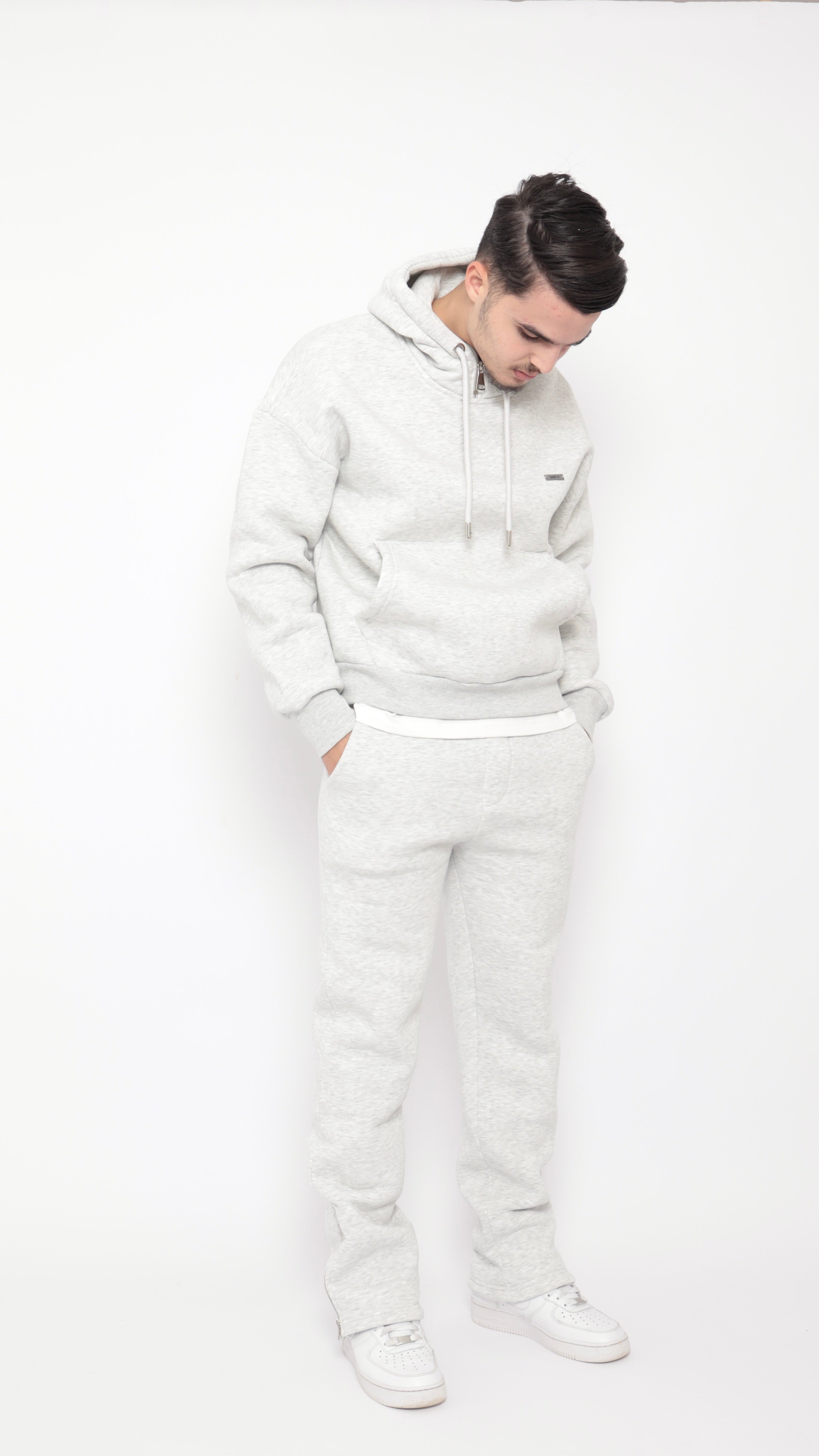 Ensemble full zip - gris - NO LIMIT