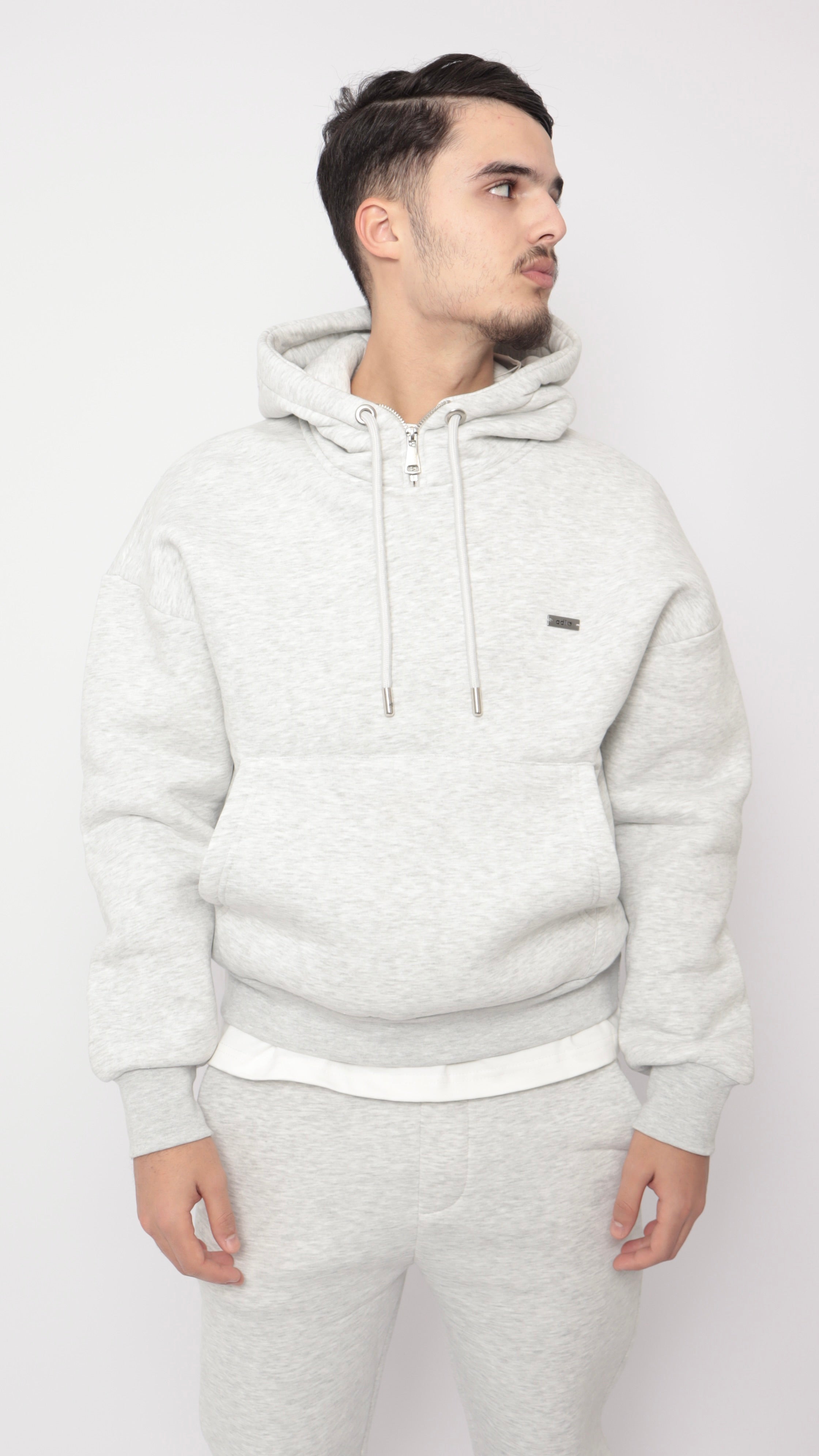 Ensemble full zip - gris - NO LIMIT