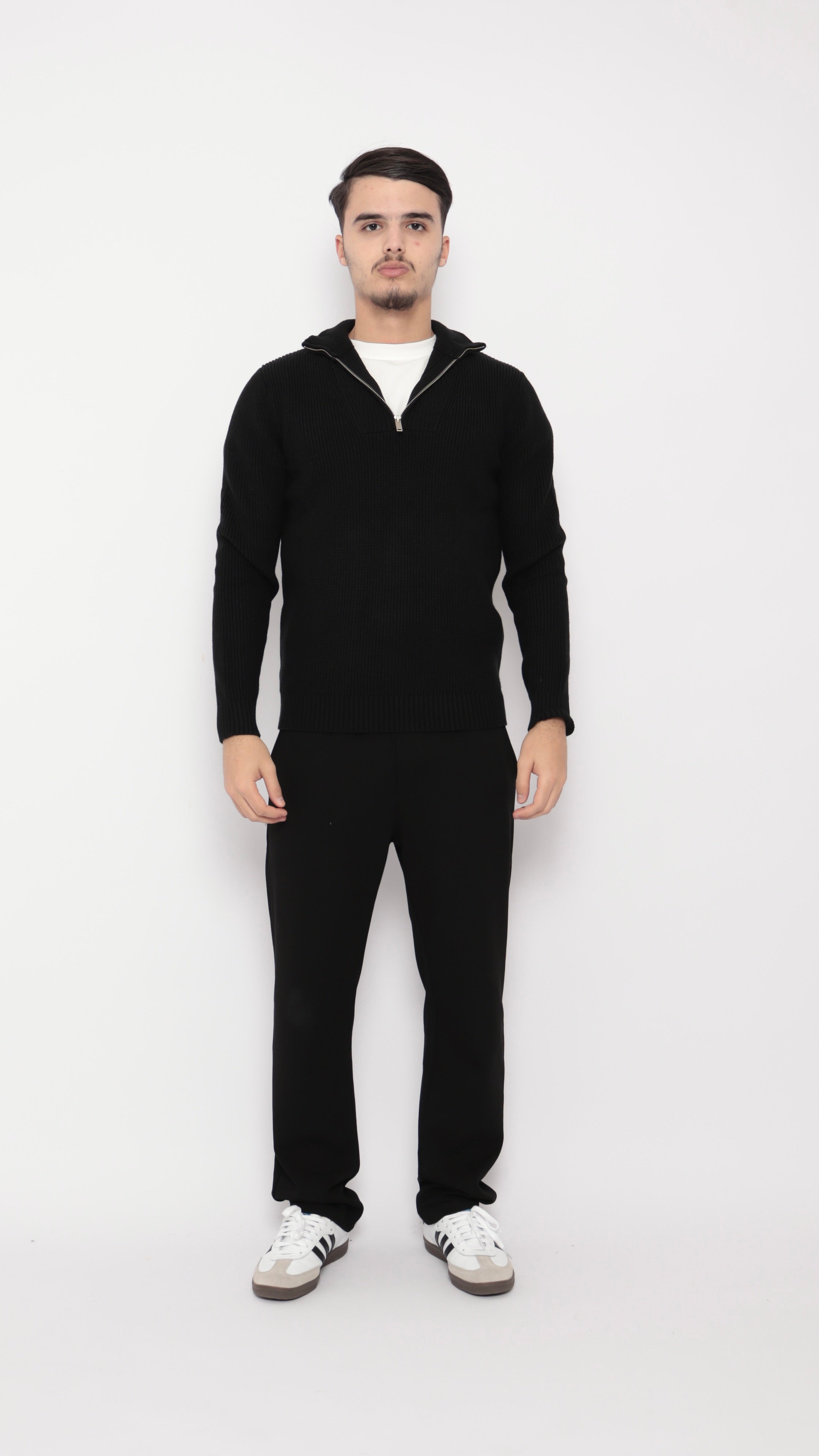 Pull col zip - noir - NO LIMIT