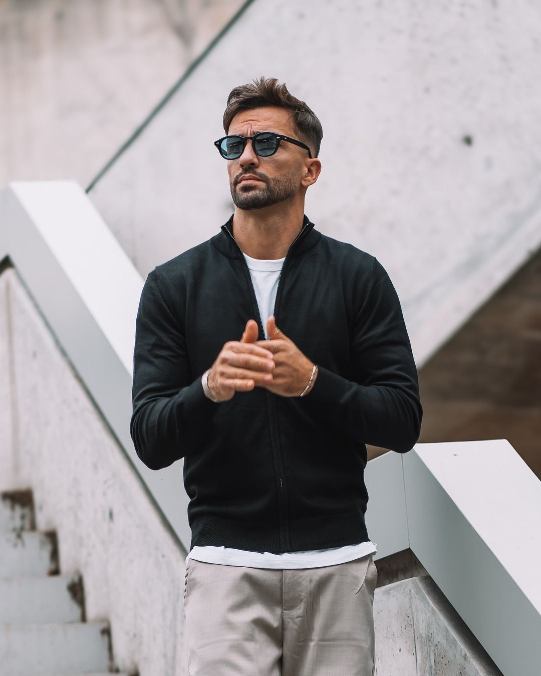 gilet fin - noir