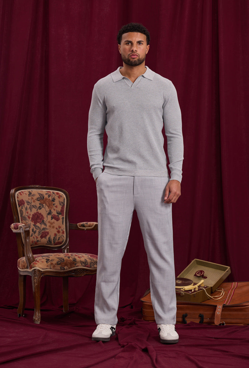Pantalon fluide - gris