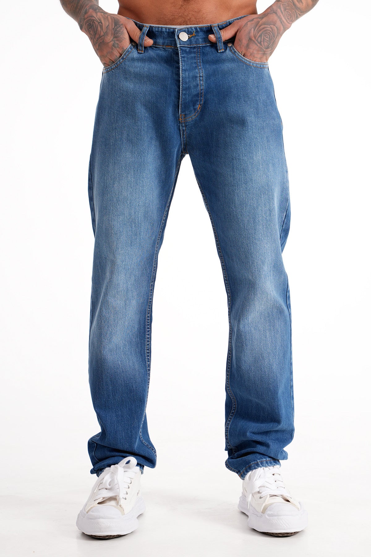 Jean regular - ip - bleu