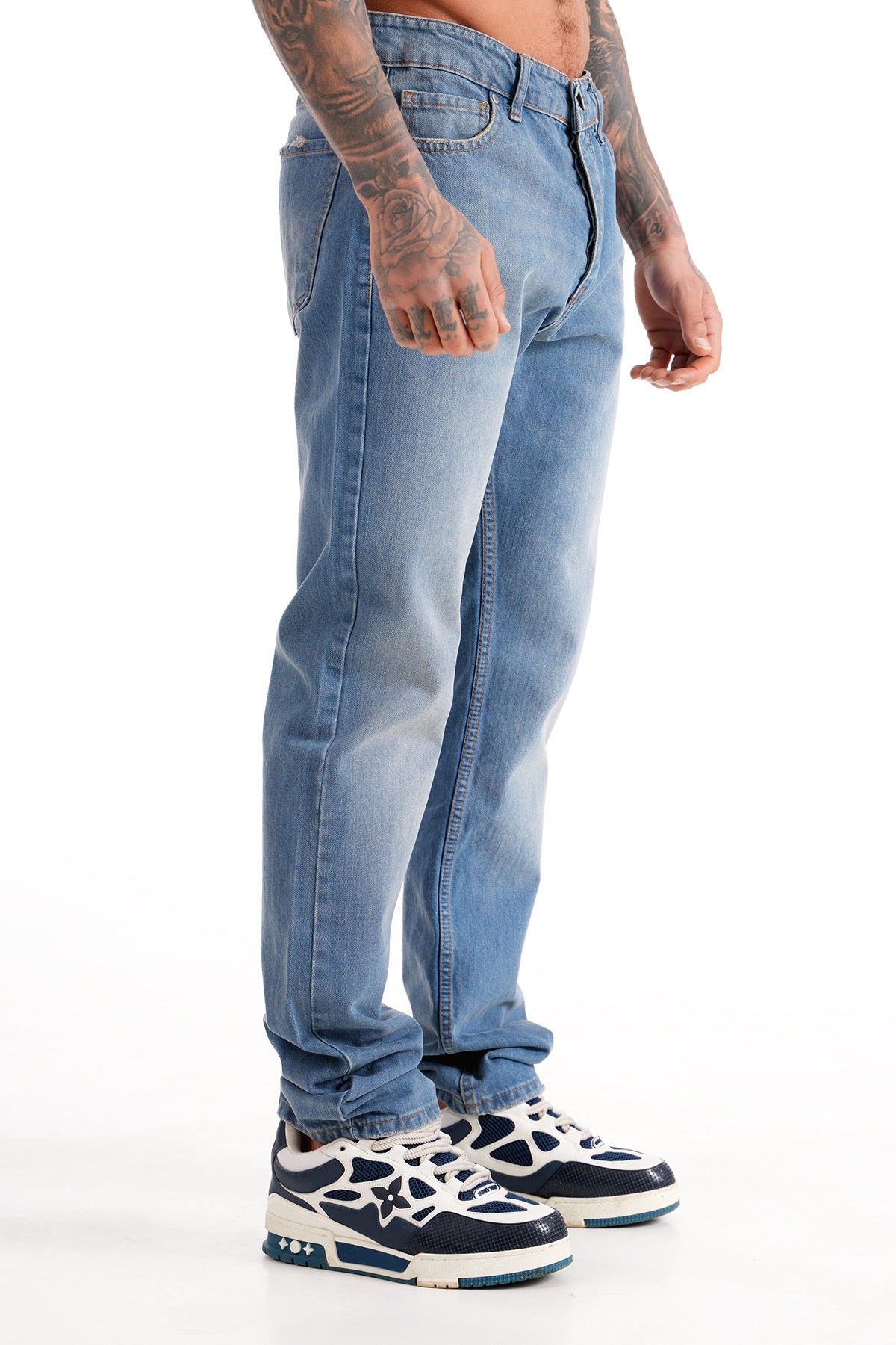 Jean regular - ip - bleu