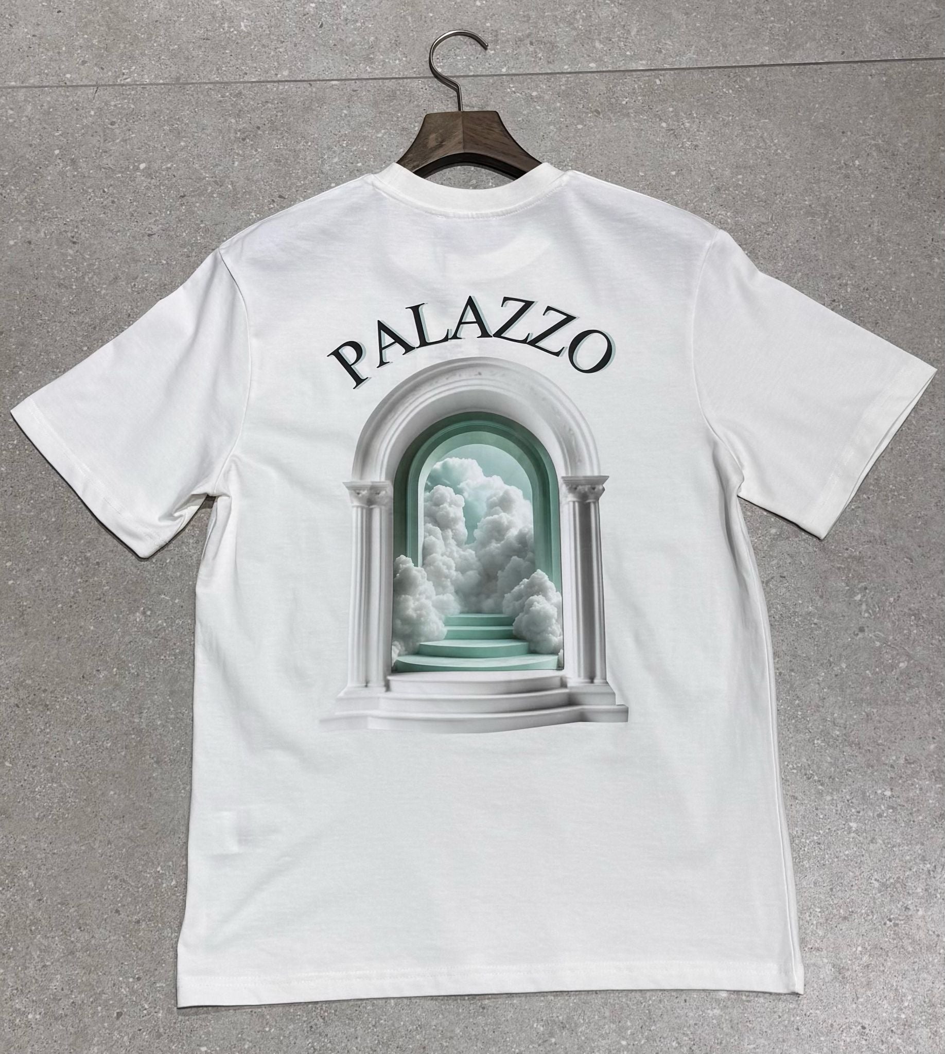 T-shirt - palazzo - blanc