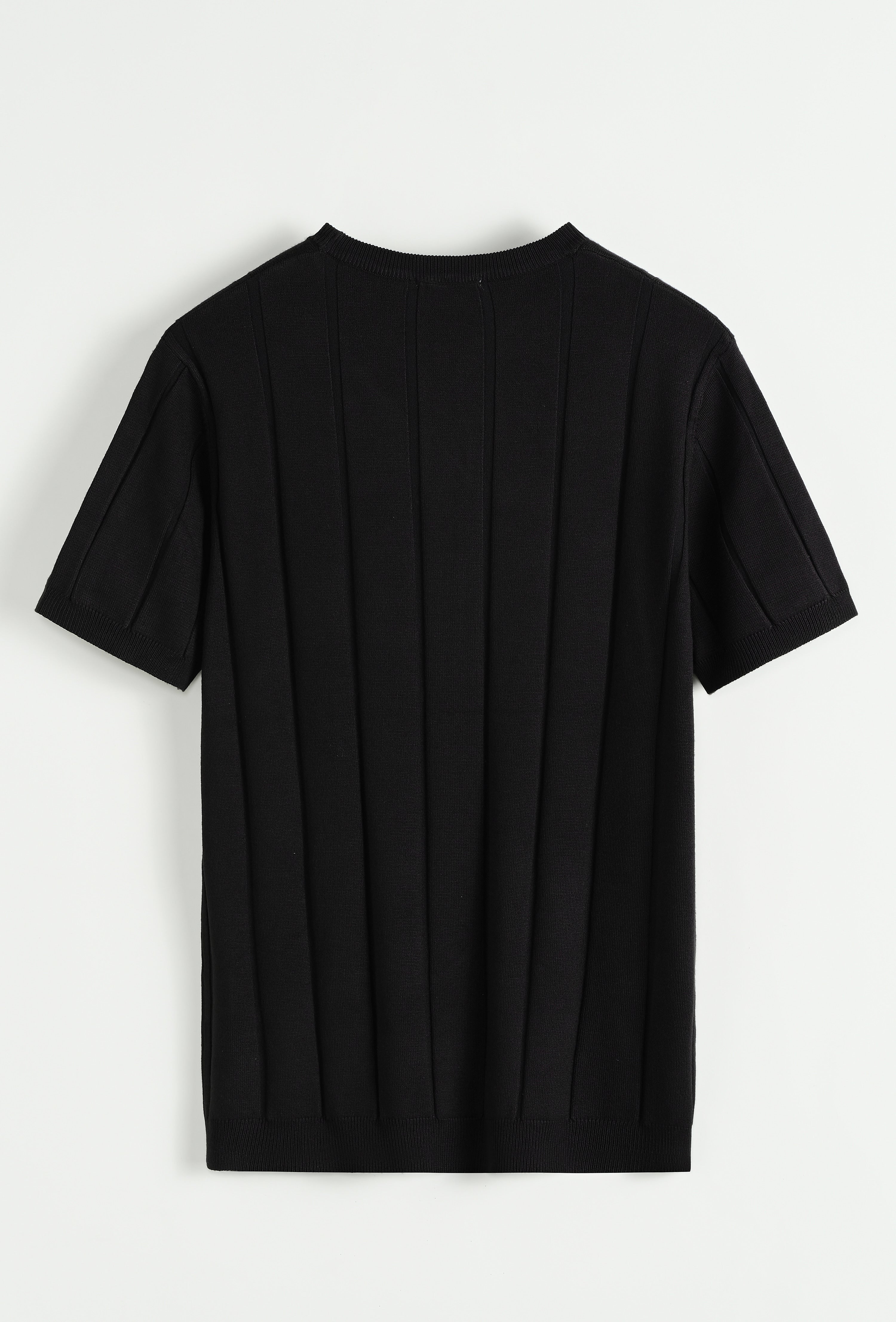 T-shirt à détails - noir