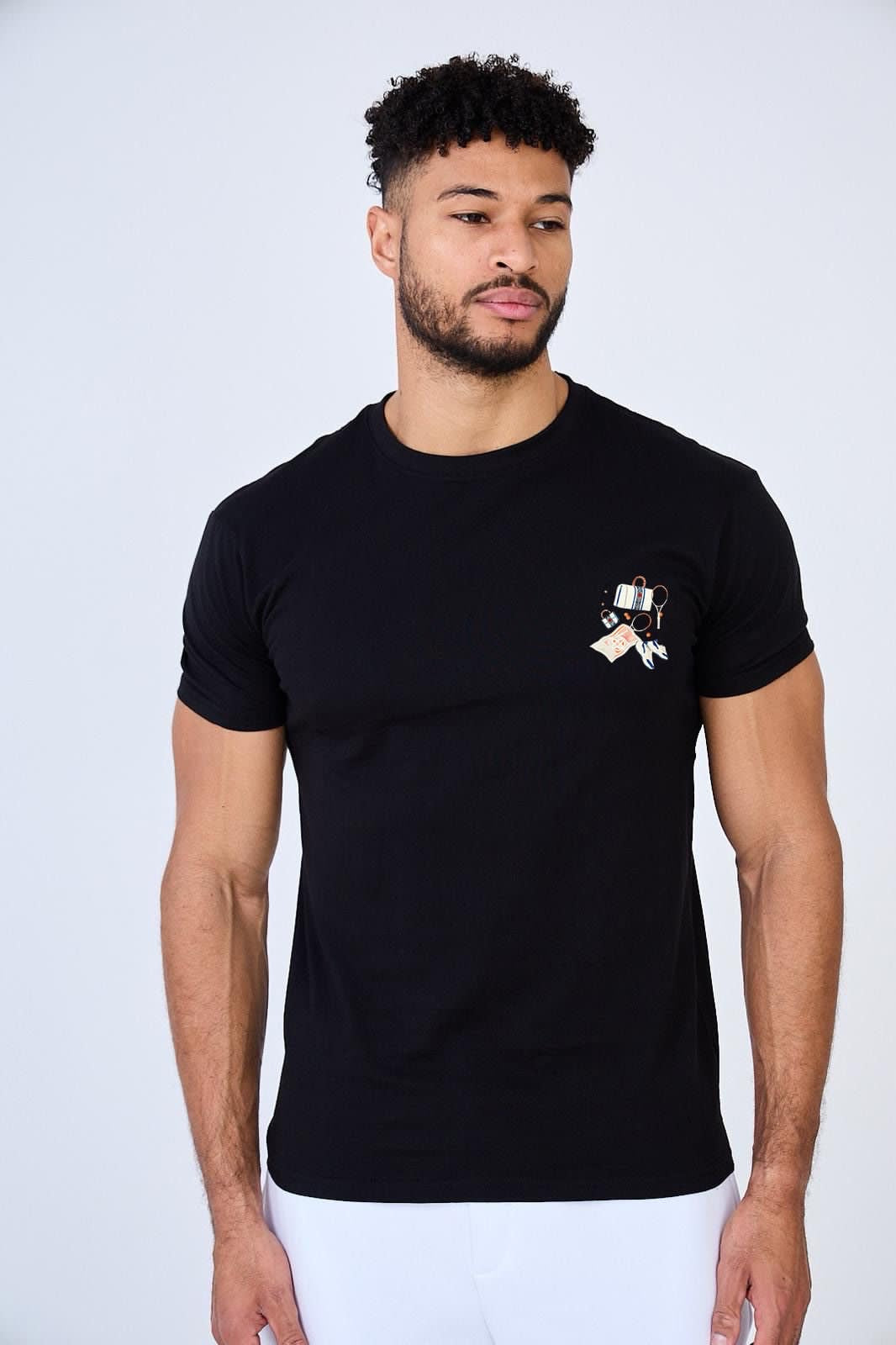 T-shirt casa - playa - noir