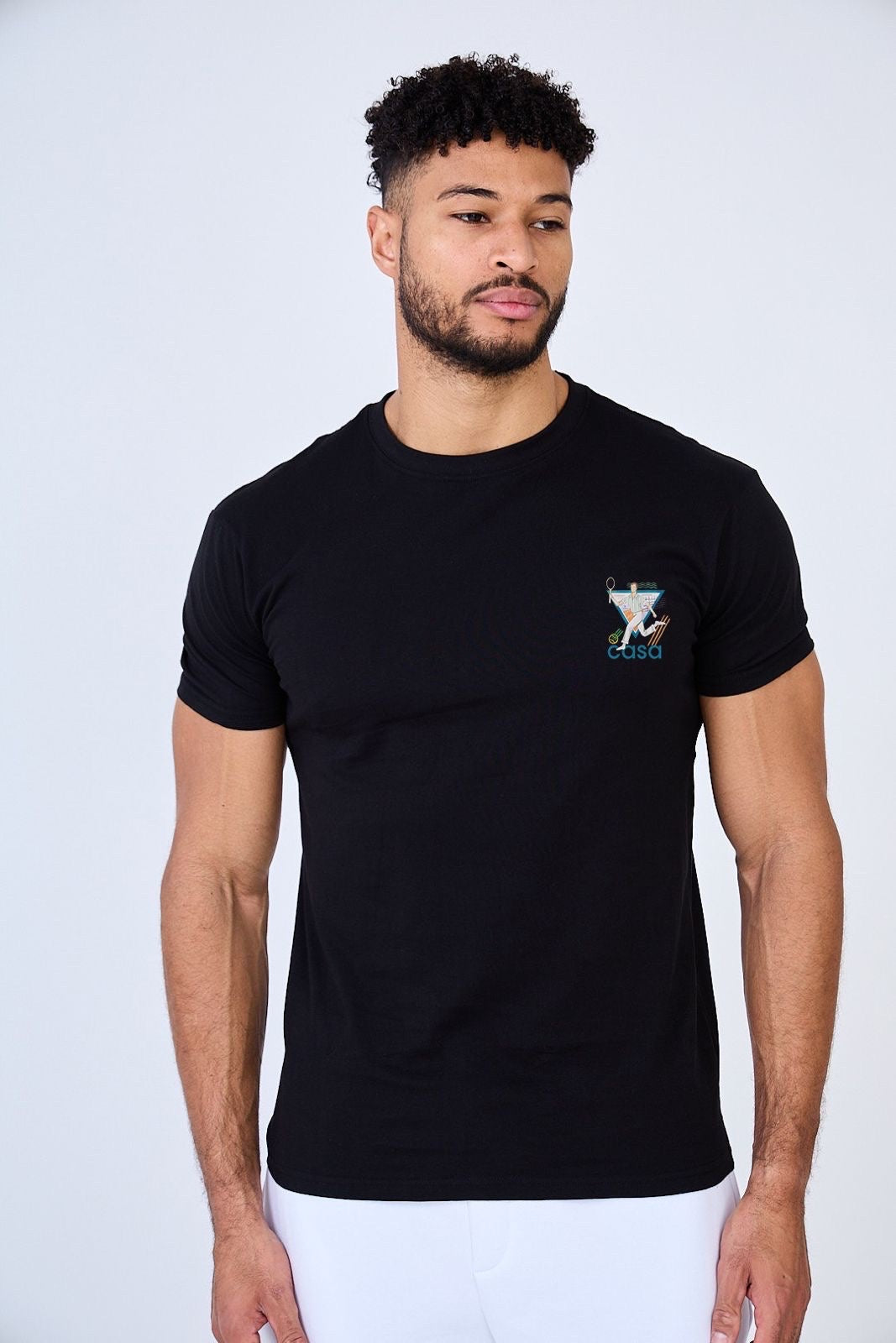 T-shirt casa - tennisman - noir