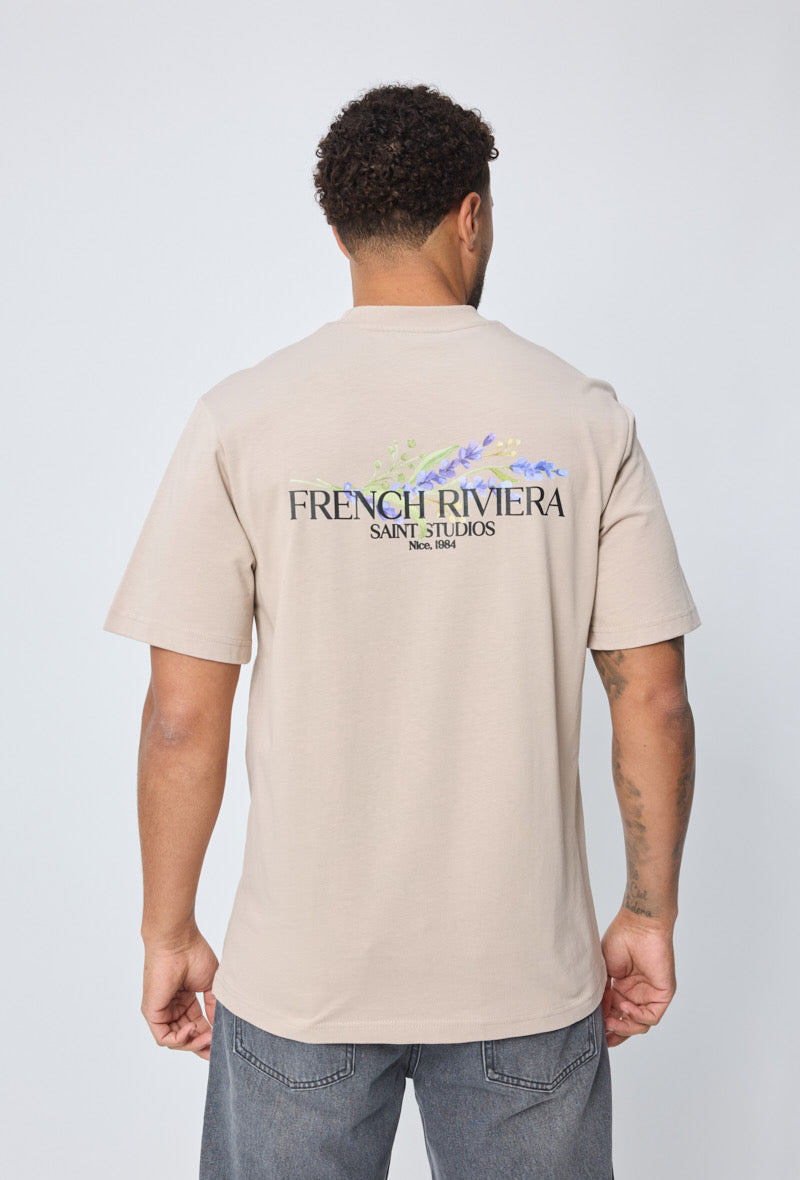 T-shirt - french riviera - beige