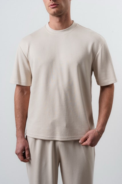 Ensemble lyon beige de la marque NO LIMIT, vêtement pour homme, vue de l'ensemble porté sur mannequin.